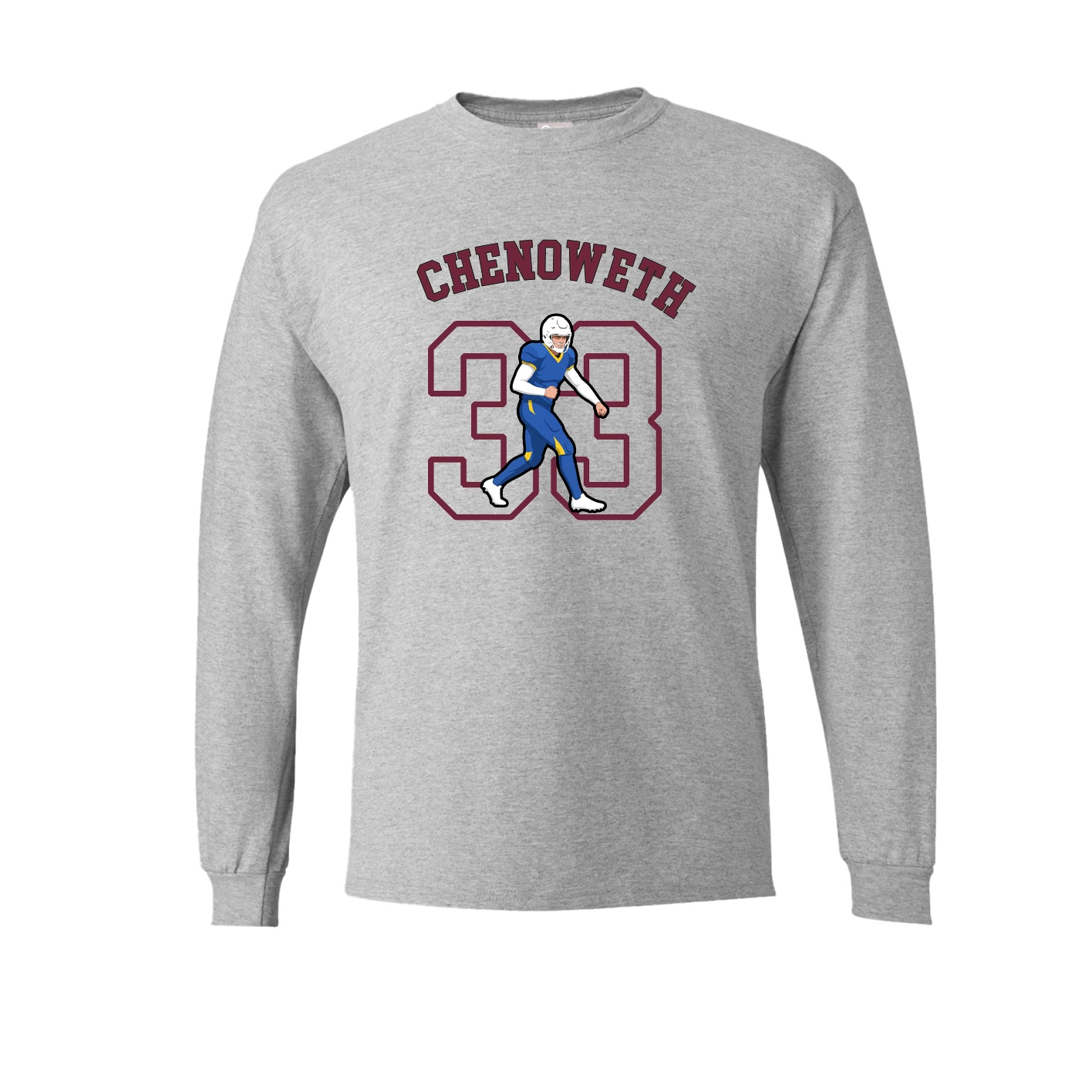 Long Sleeve Tee — Shirsey Arch in Grey