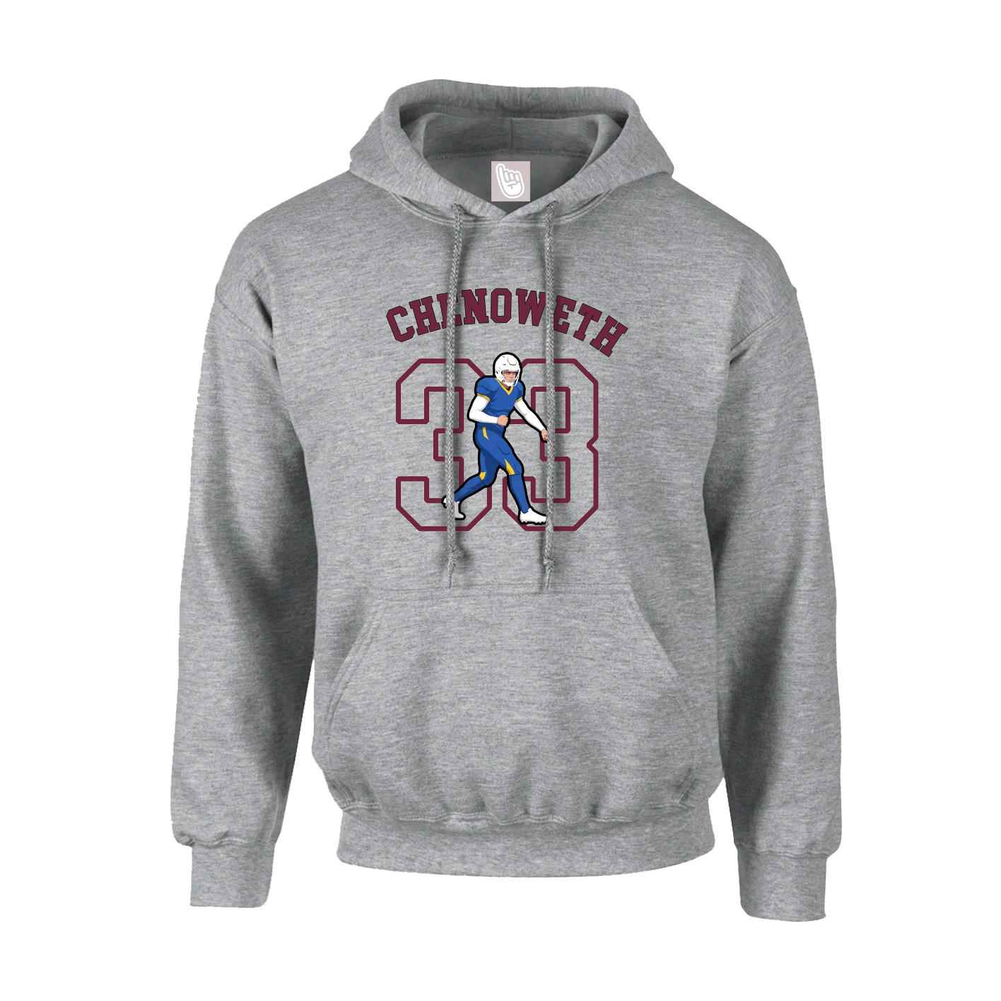 Hoodie — Shirsey Arch in Grey