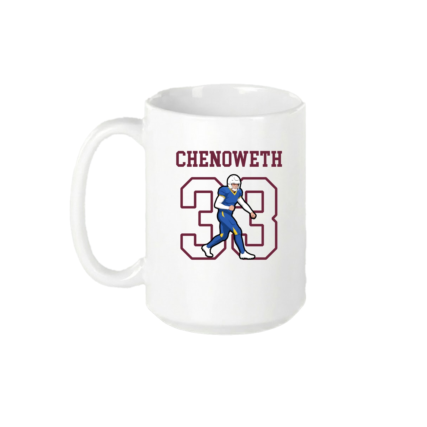 15oz Coffee Mug — Shirsey in White