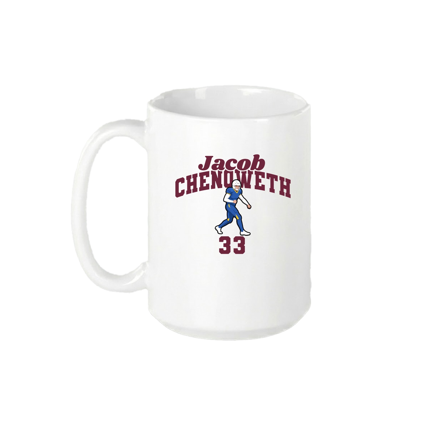 15oz Coffee Mug — Signature Arch in White