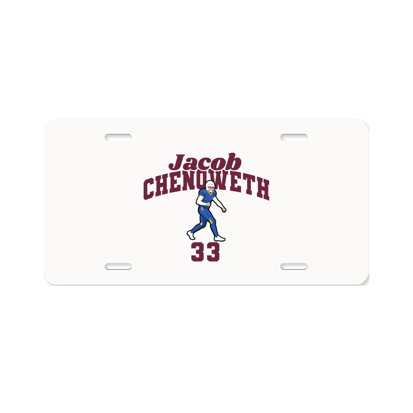 License Plate — Signature Arch in Classic