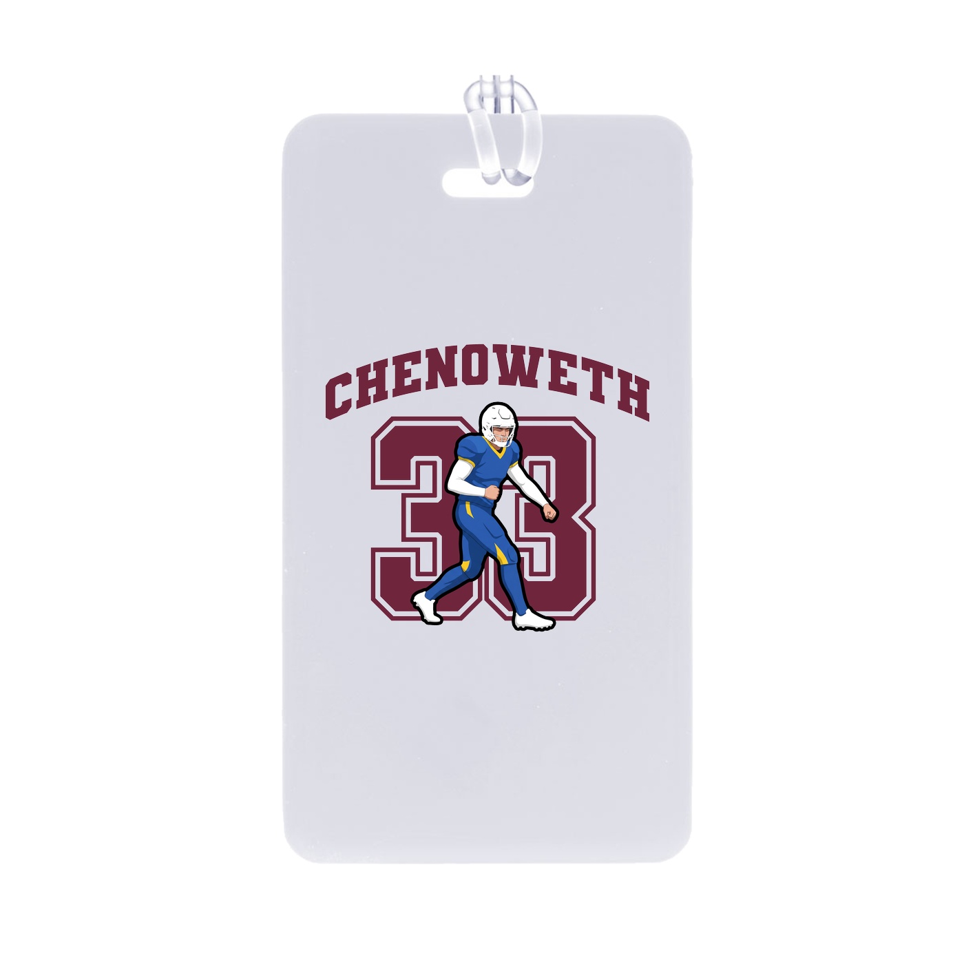 Bag Tag — Number in Classic