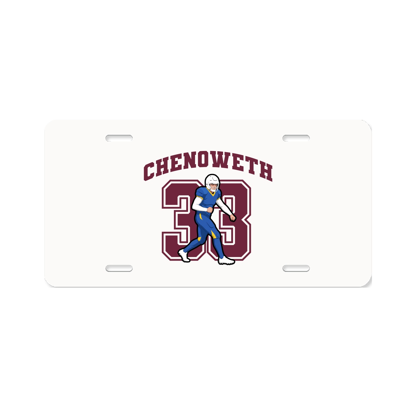 License Plate — Number in Classic