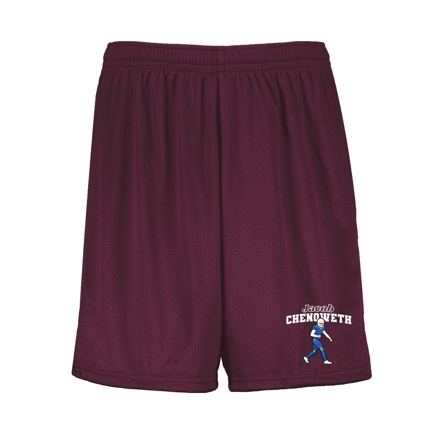 Shorts — Name Arch in Maroon