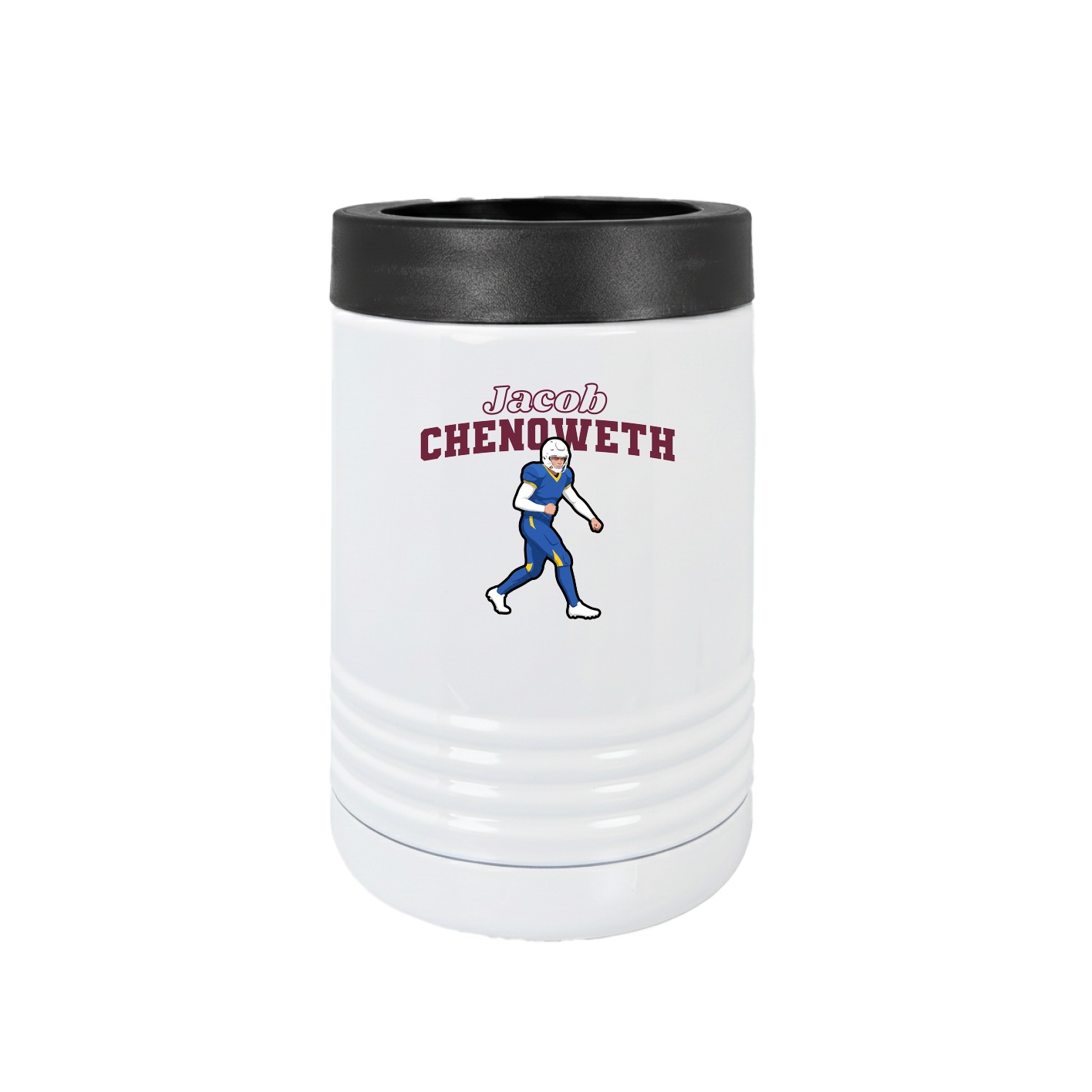 Beverage Holder — Name Arch in White