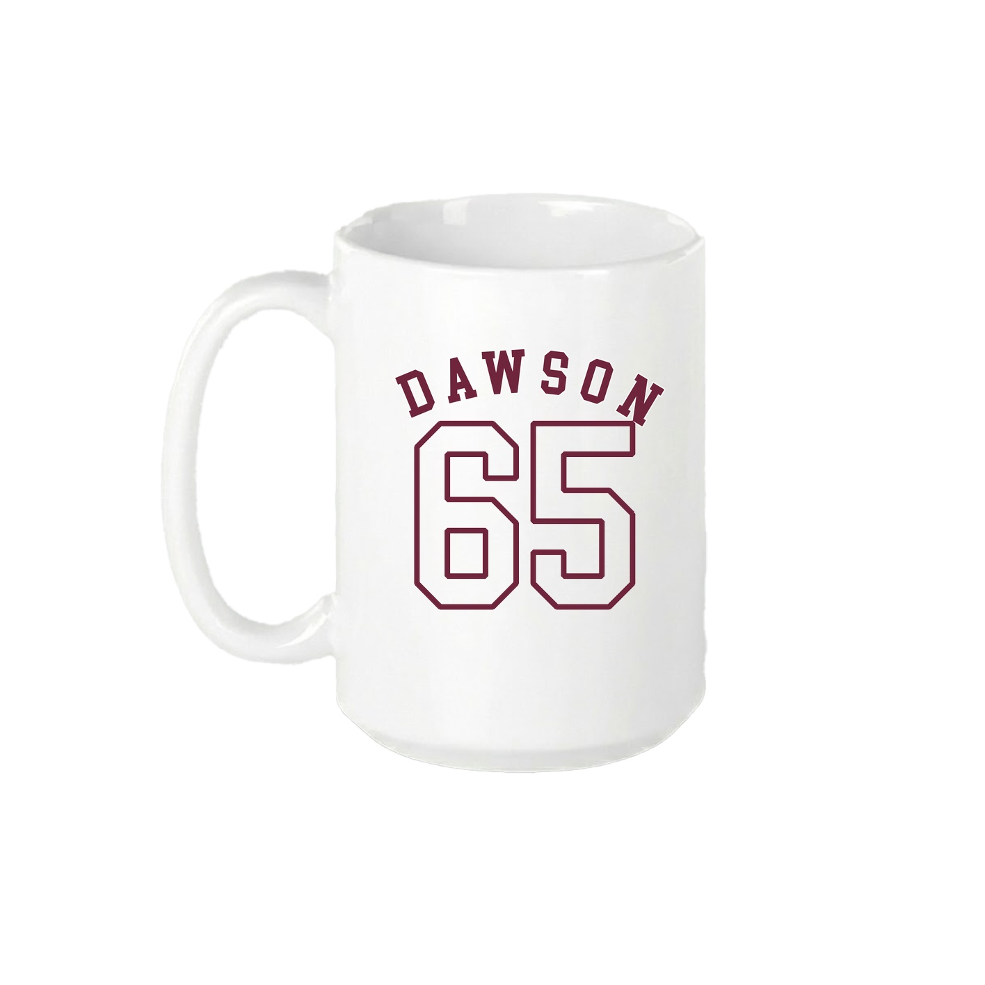 15oz Coffee Mug — Shirsey Arch in White