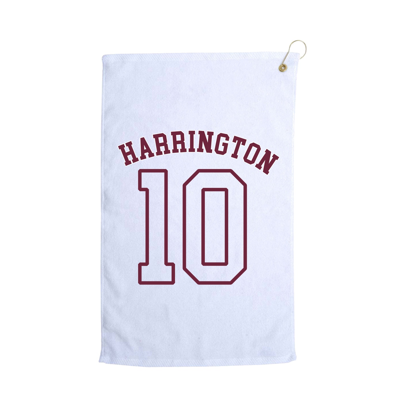 Golf Towel — Shirsey Arch in White
