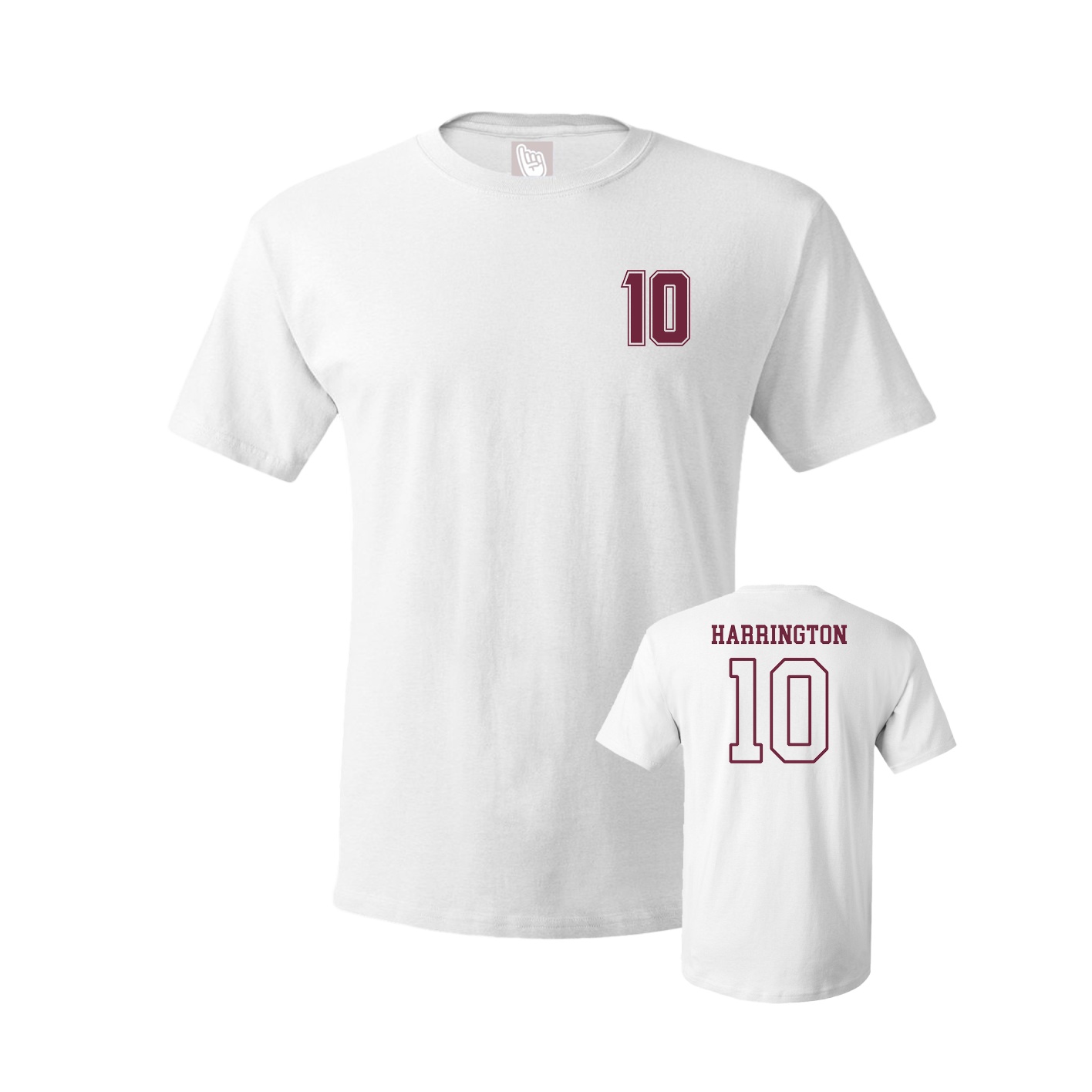 Youth Tee — Chest Back in White