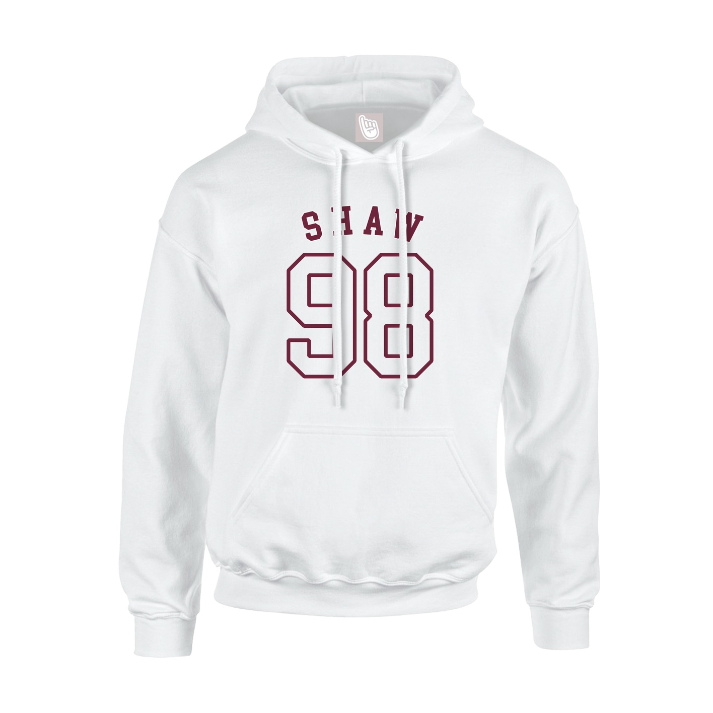Hoodie — Shirsey Arch in White