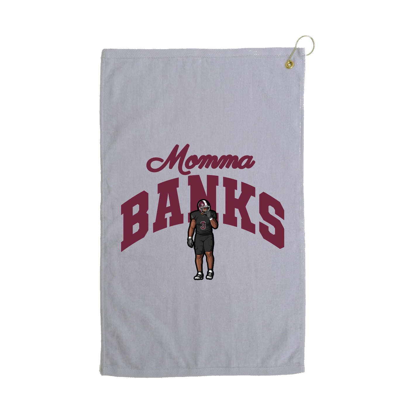 Golf Towel — Mothers Day Arch in Grey