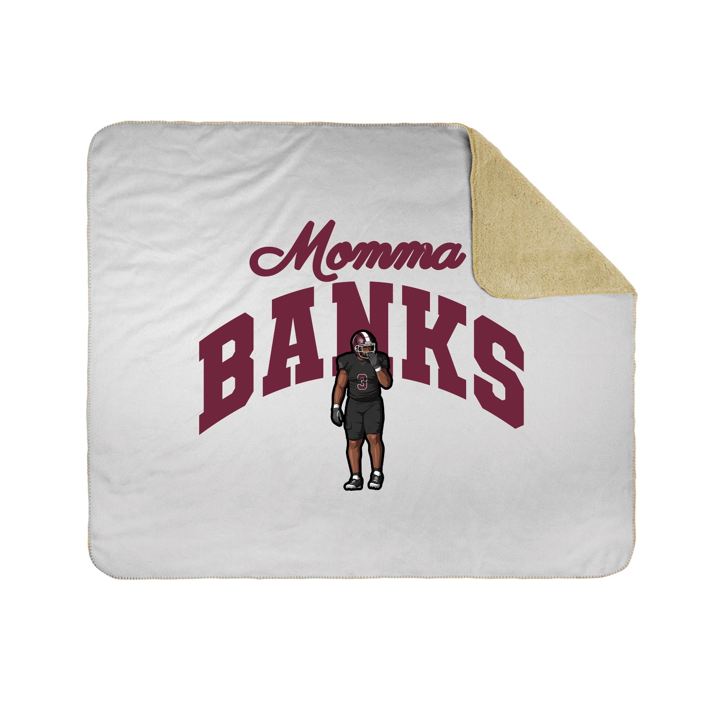 Throw Blanket — Mothers Day Arch in White