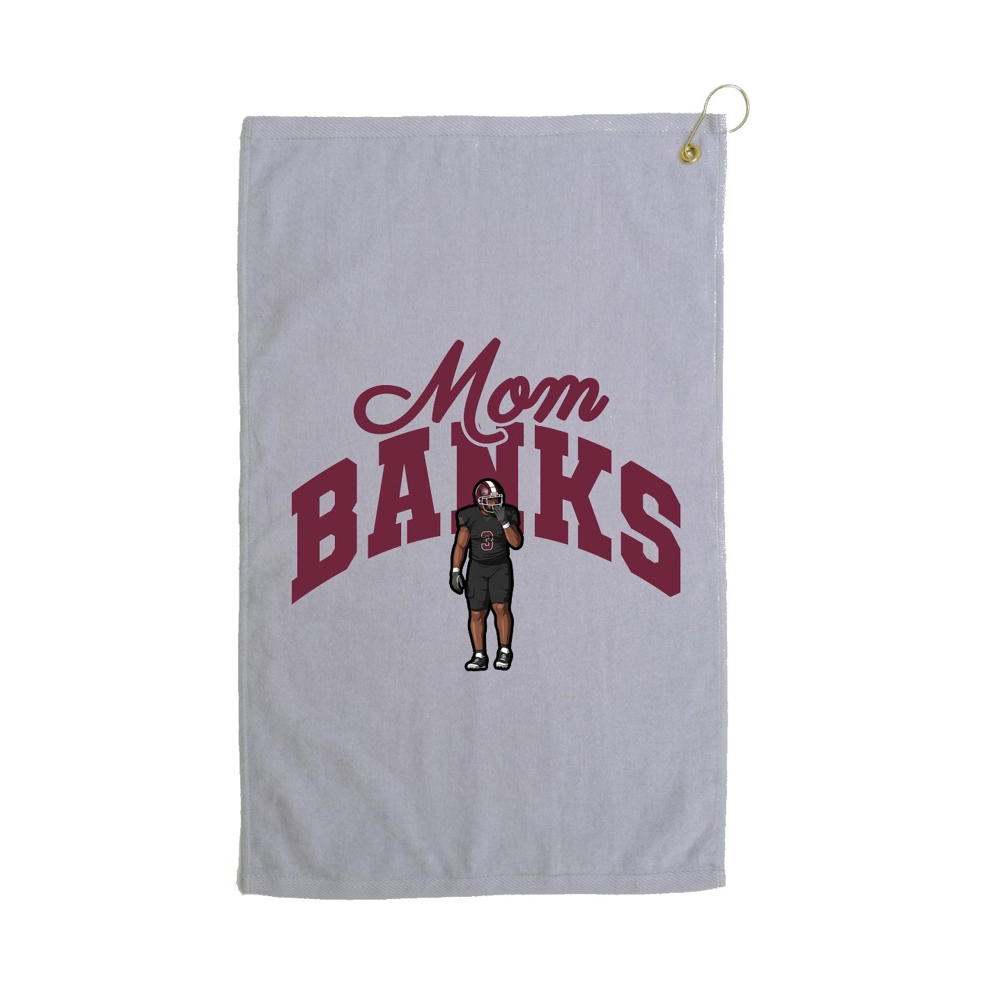 Golf Towel — Mothers Day Arch in Grey