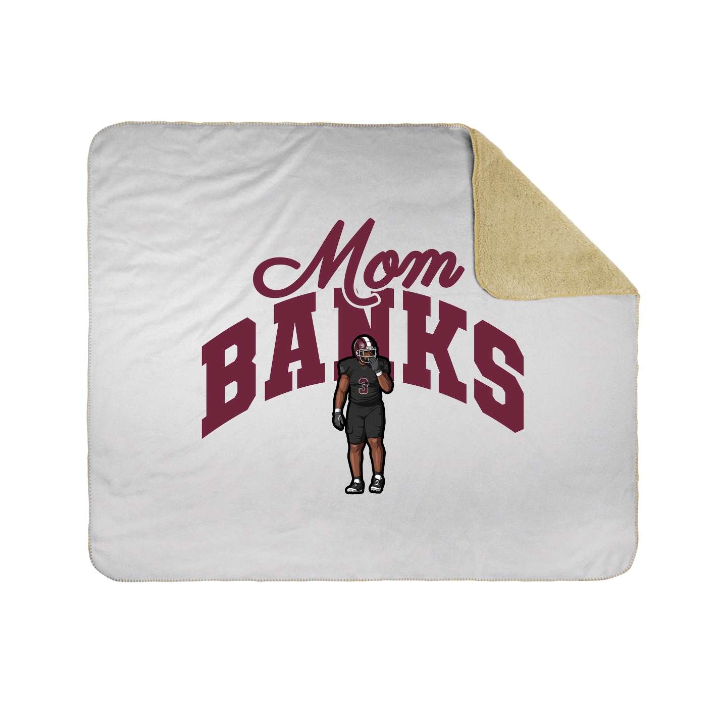 Throw Blanket — Mothers Day Arch in White