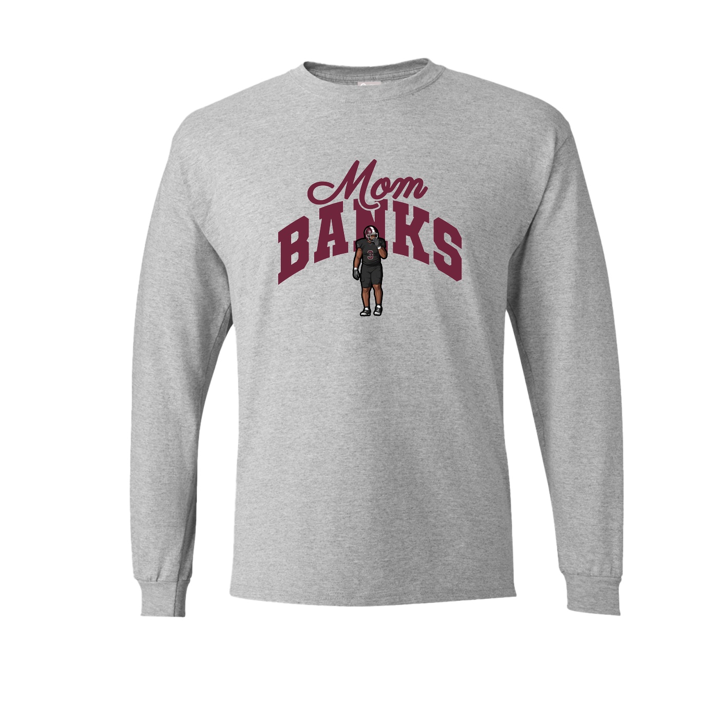 Long Sleeve Tee — Mothers Day Arch in Grey