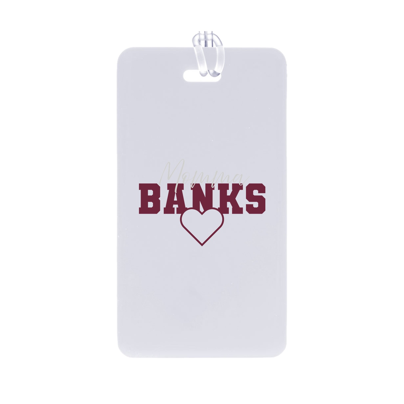 Bag Tag — Mothers Day Heart in Classic