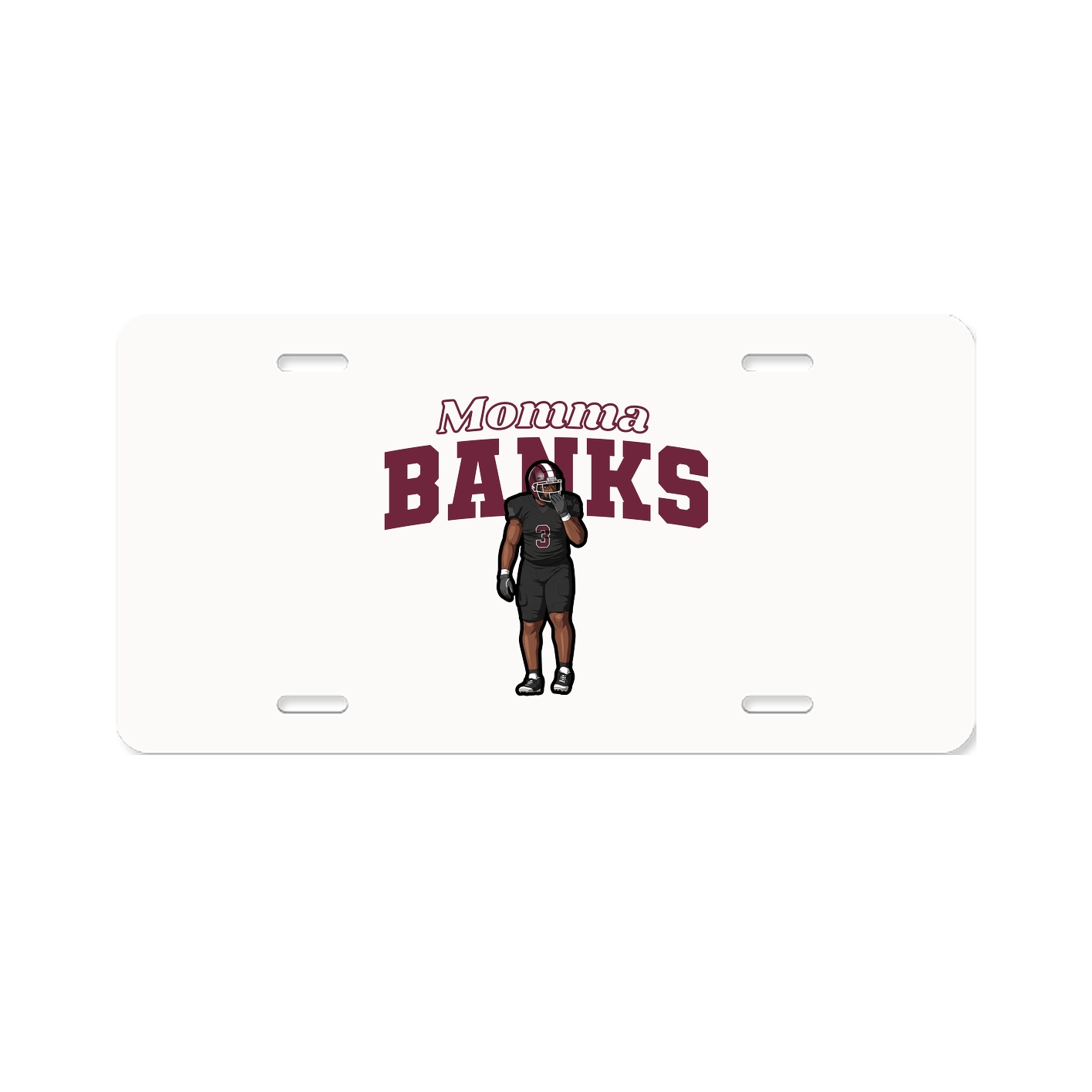 License Plate — Mothers Day Block in Classic