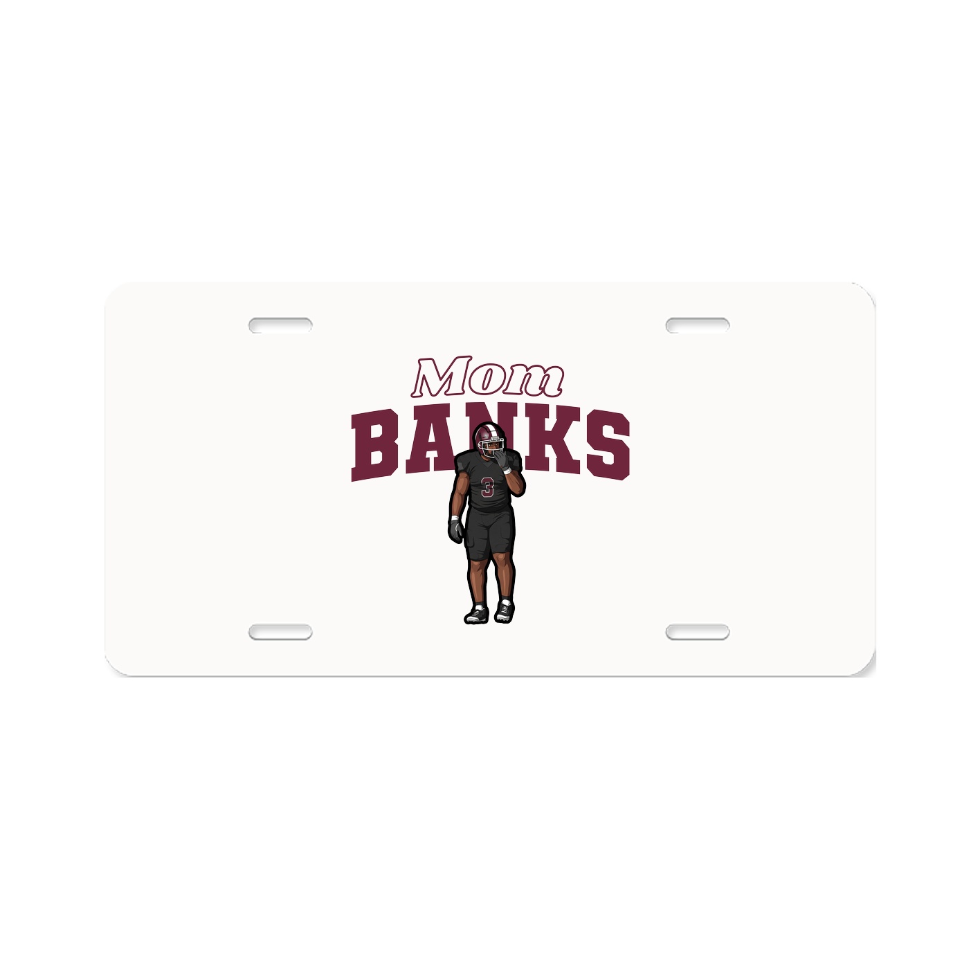 License Plate — Mothers Day Block in Classic