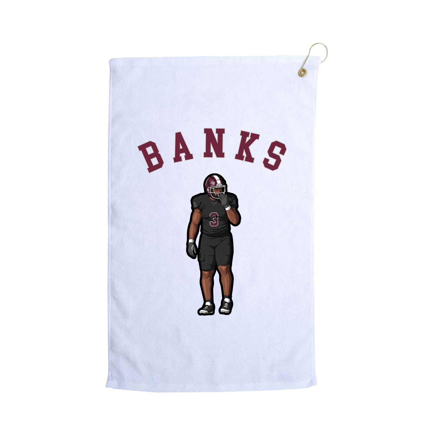 Golf Towel — Shirsey Arch in White