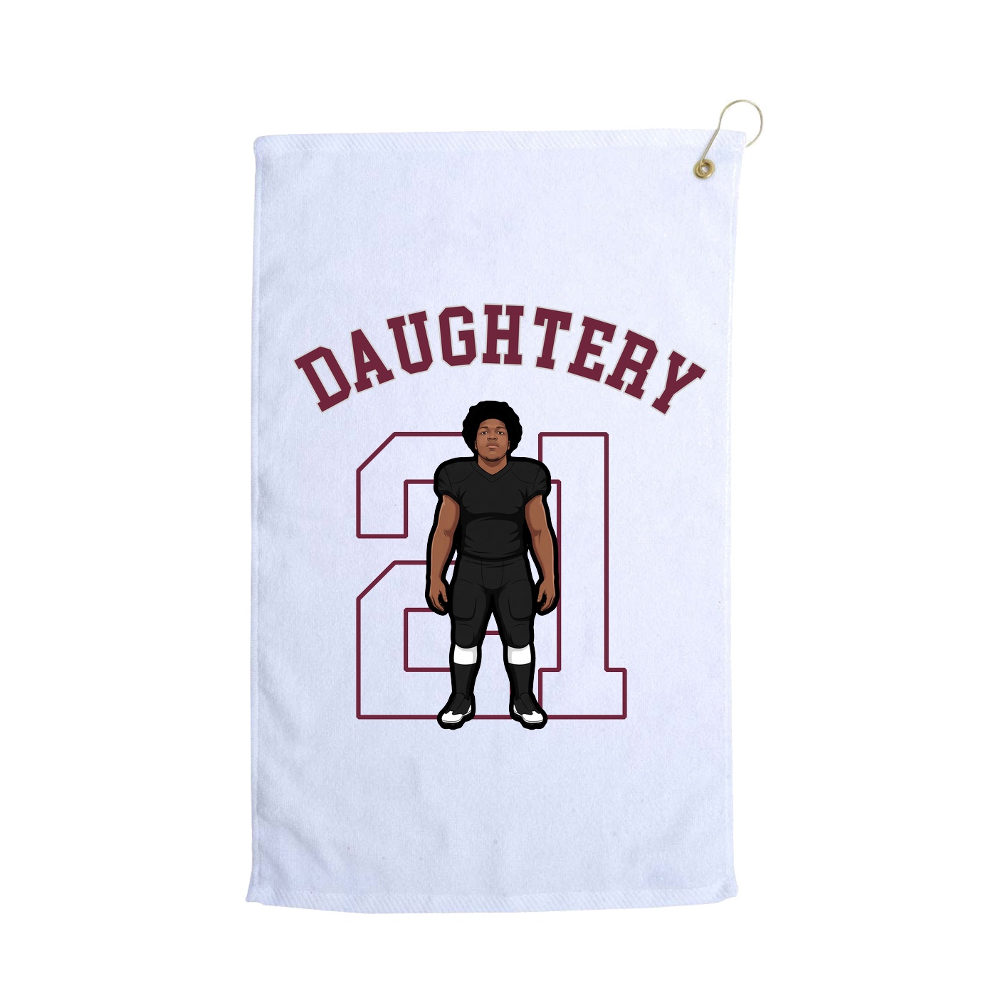 Golf Towel — Shirsey Arch in White