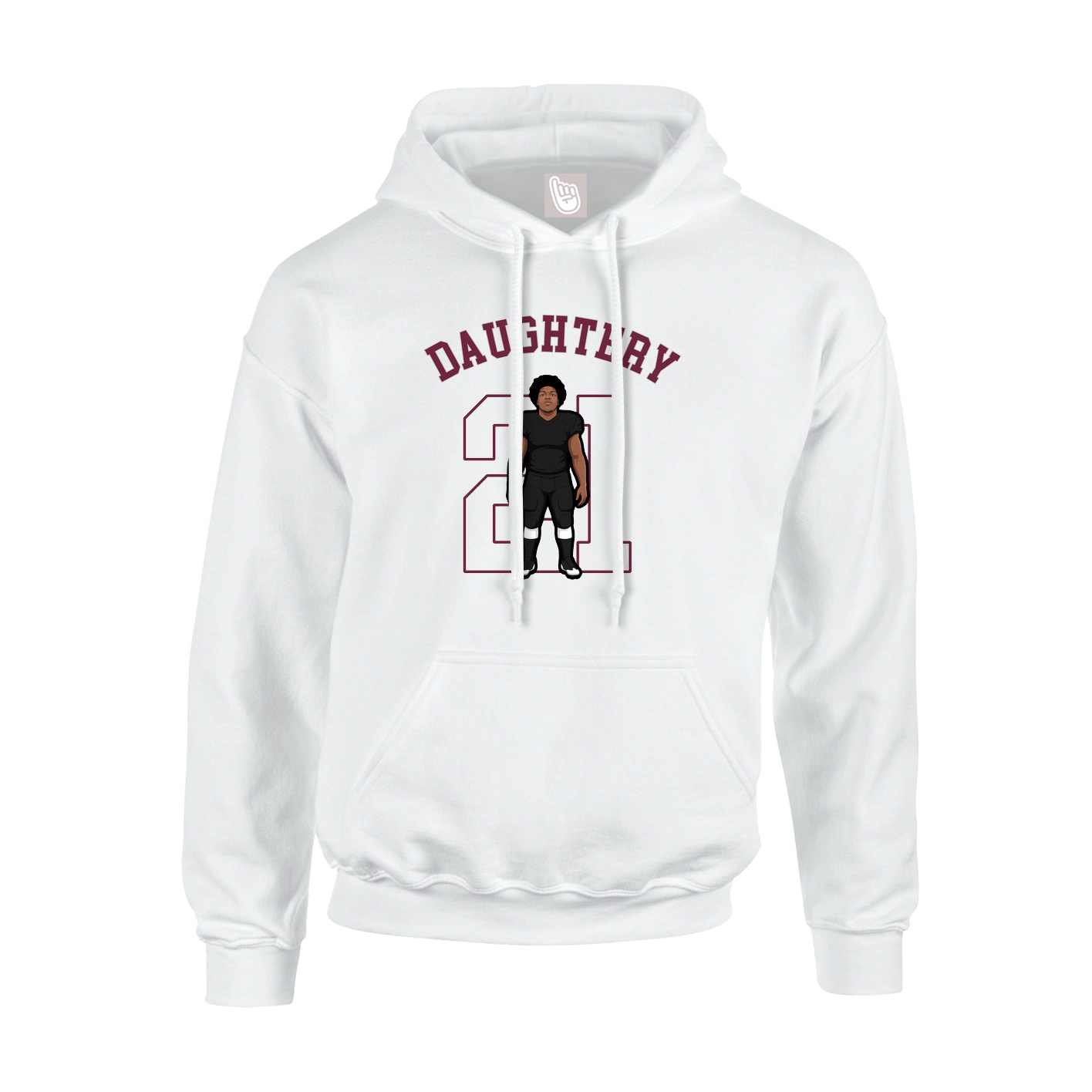 Hoodie — Shirsey Arch in White