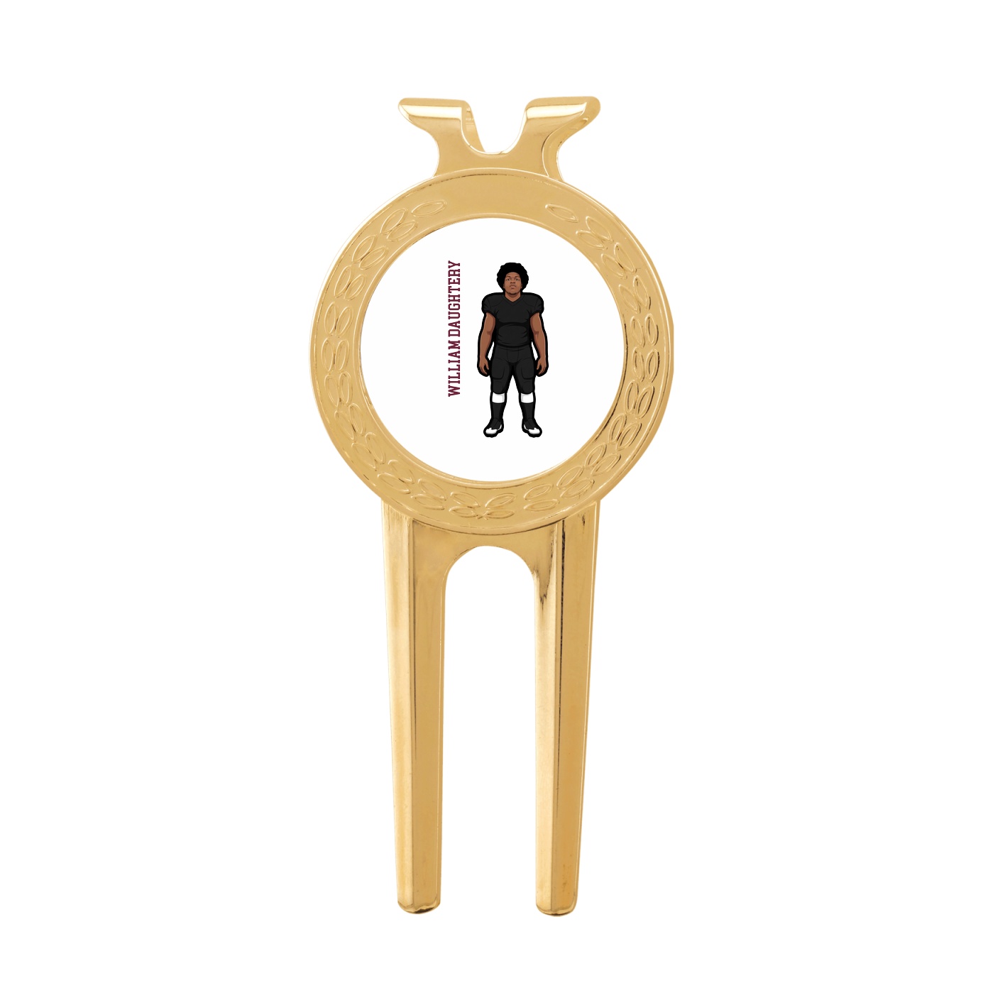 Divot Tool with Ball Marker — Name Vertical in Classic