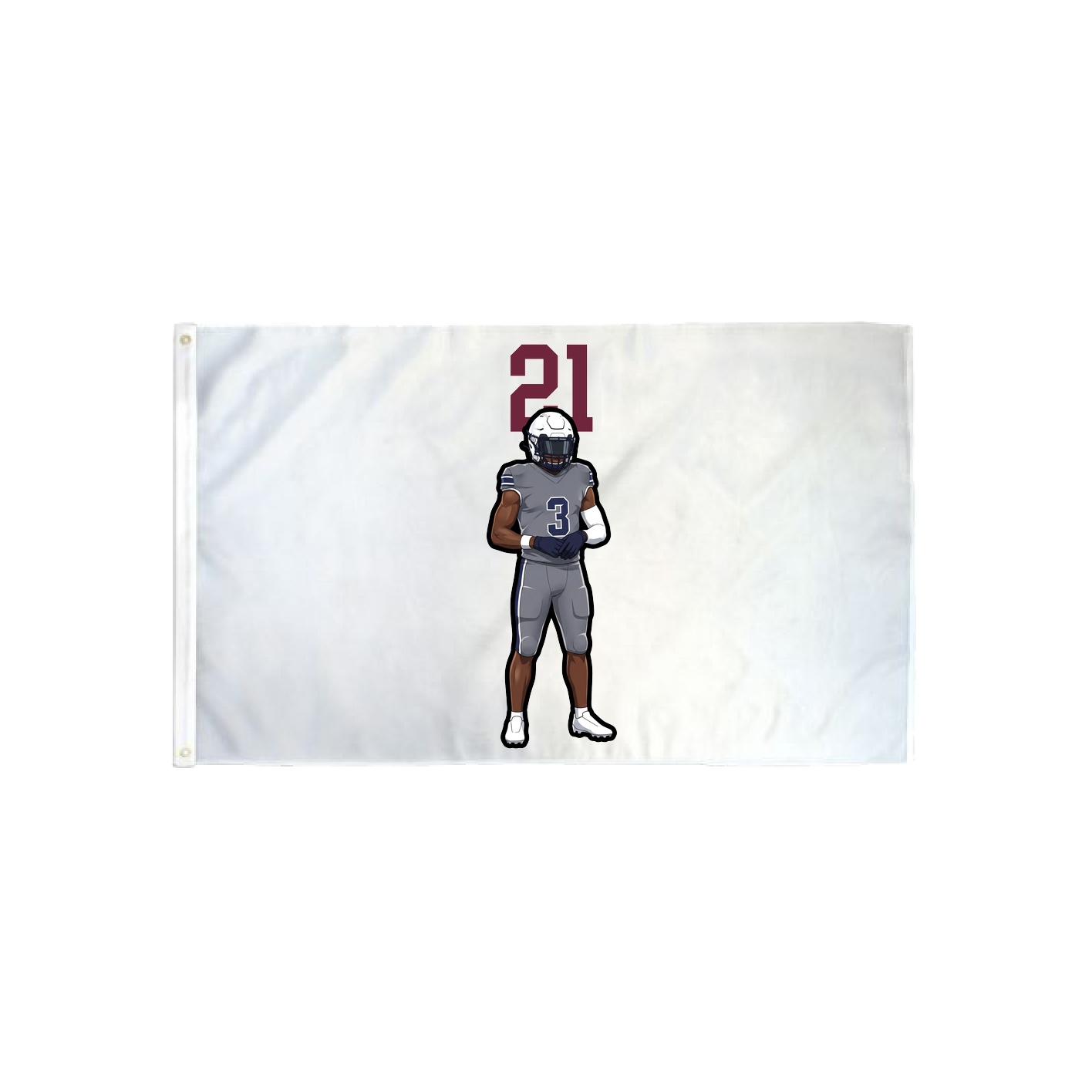 3x5 Flag — Number Top in Classic
