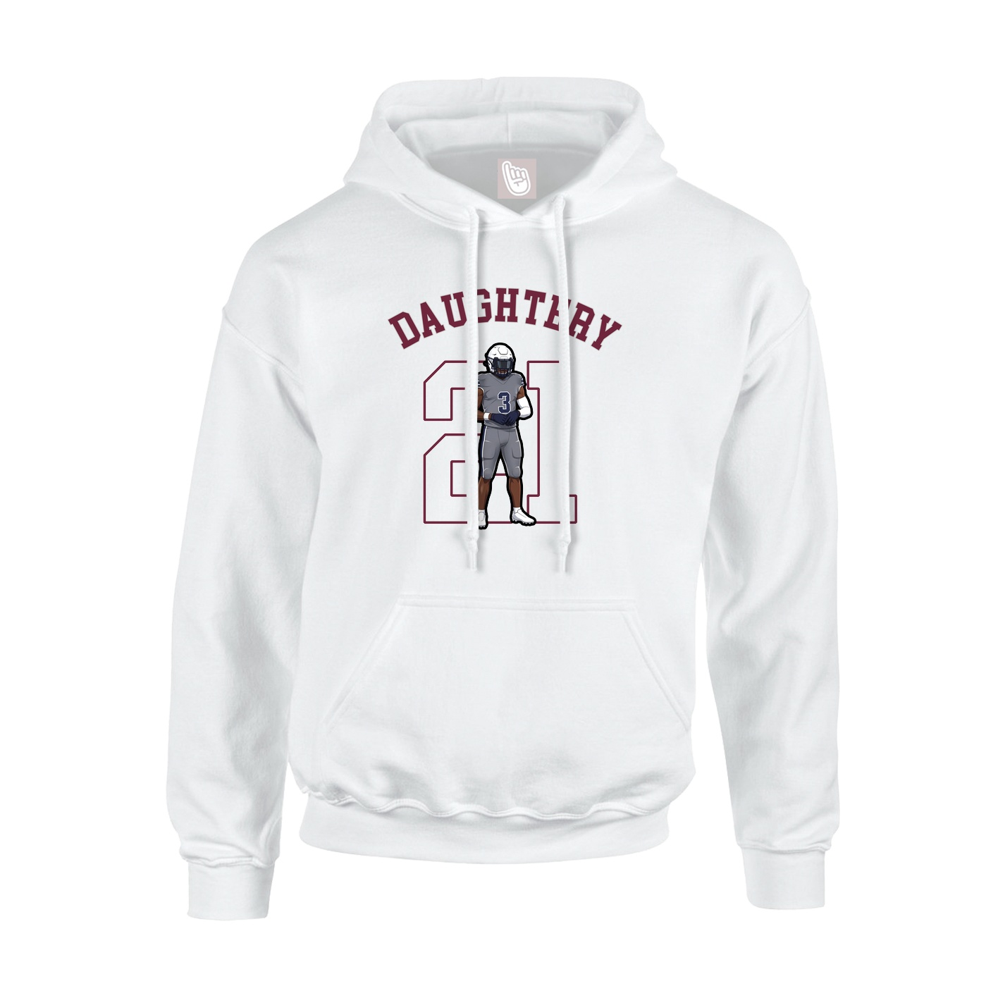 Hoodie — Shirsey Arch in White