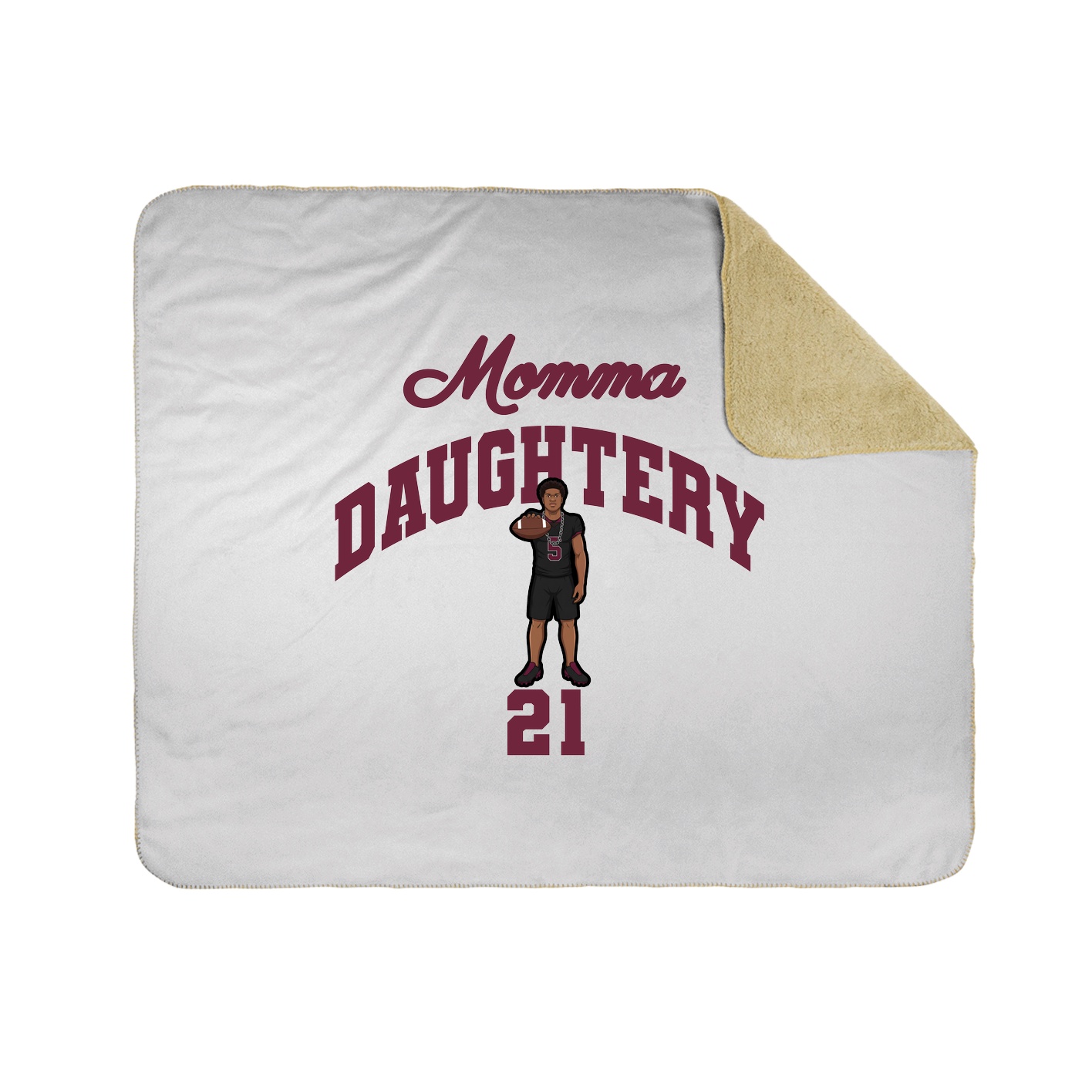 Throw Blanket — Mothers Day Arch in White