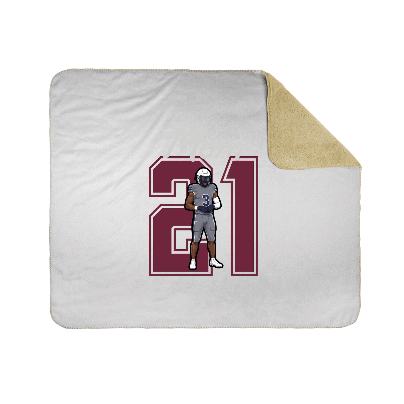 Throw Blanket — Mothers Day Shirsey in White