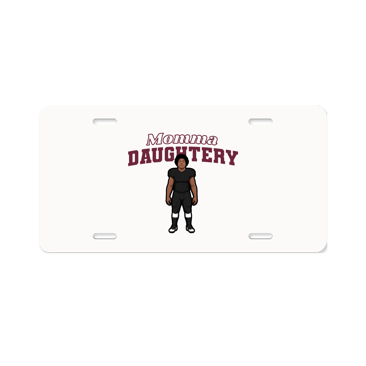 License Plate — Mothers Day Block in Classic