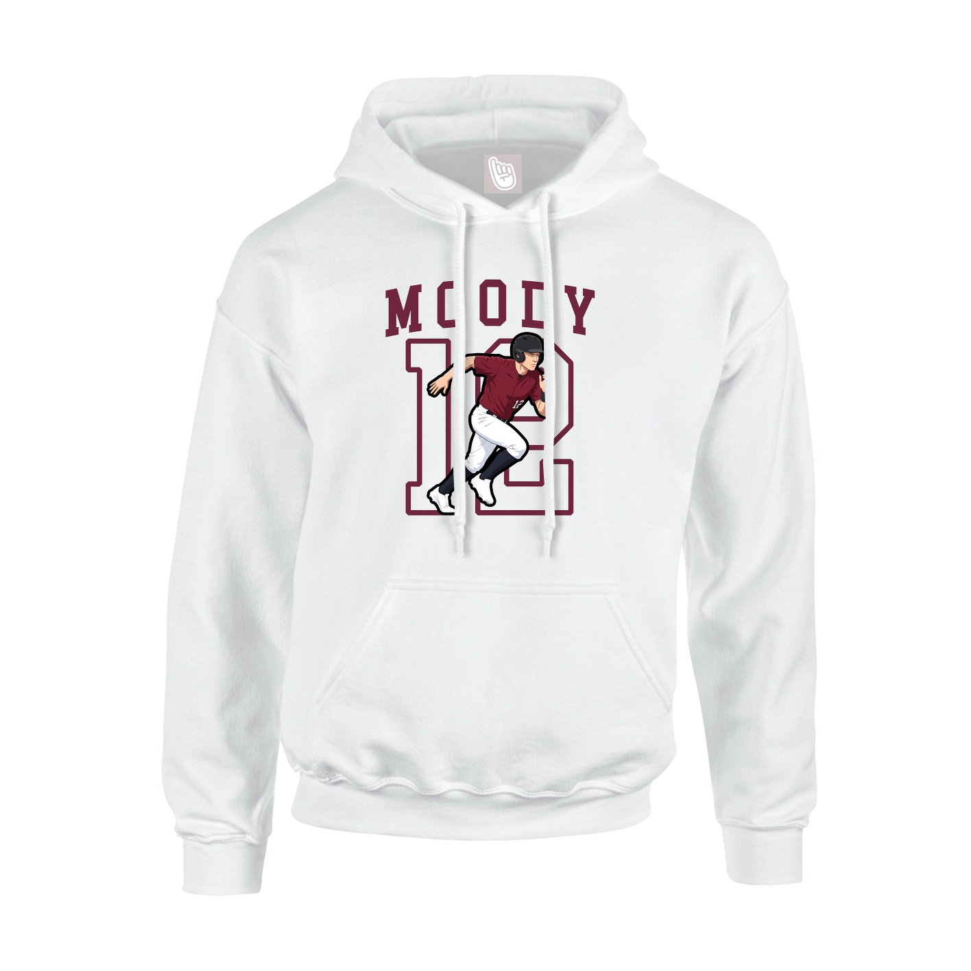 Hoodie — Shirsey in White