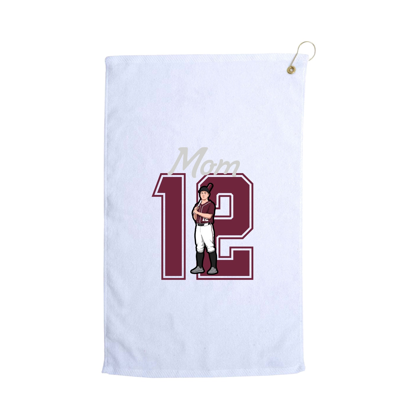 Golf Towel — Mothers Day Shirsey in White