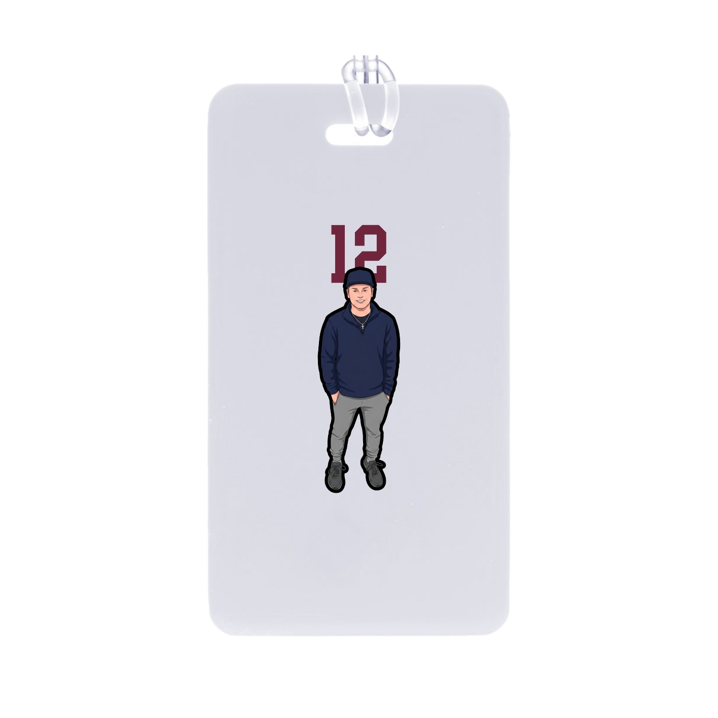 Bag Tag — Number Top in Classic