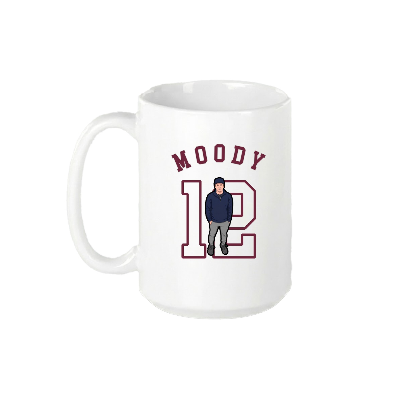 15oz Coffee Mug — Shirsey Arch in White