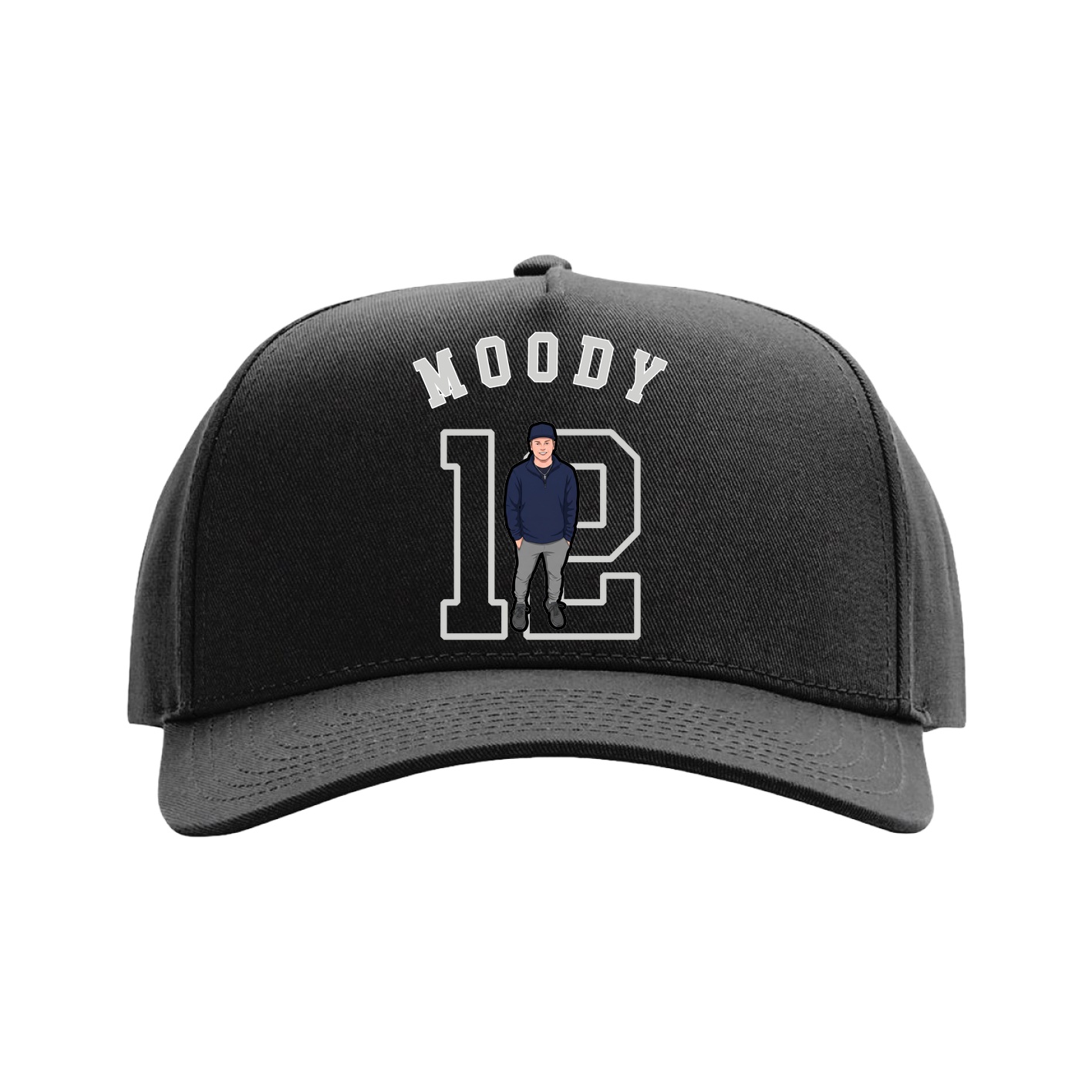 Full Fabric Five-Panel Champ Cap