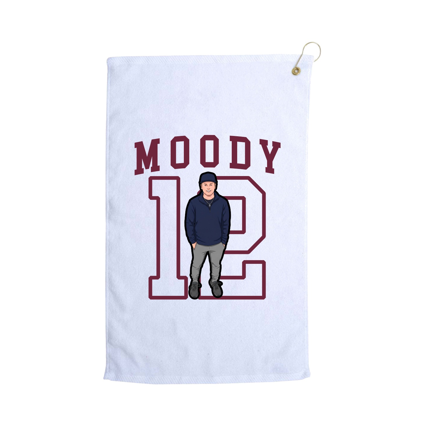 Golf Towel — Shirsey in White