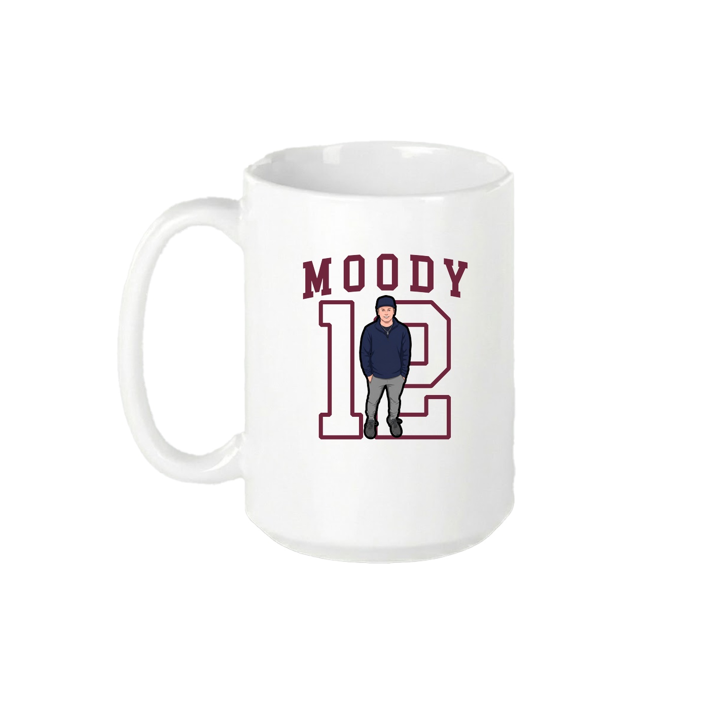 15oz Coffee Mug — Shirsey in White