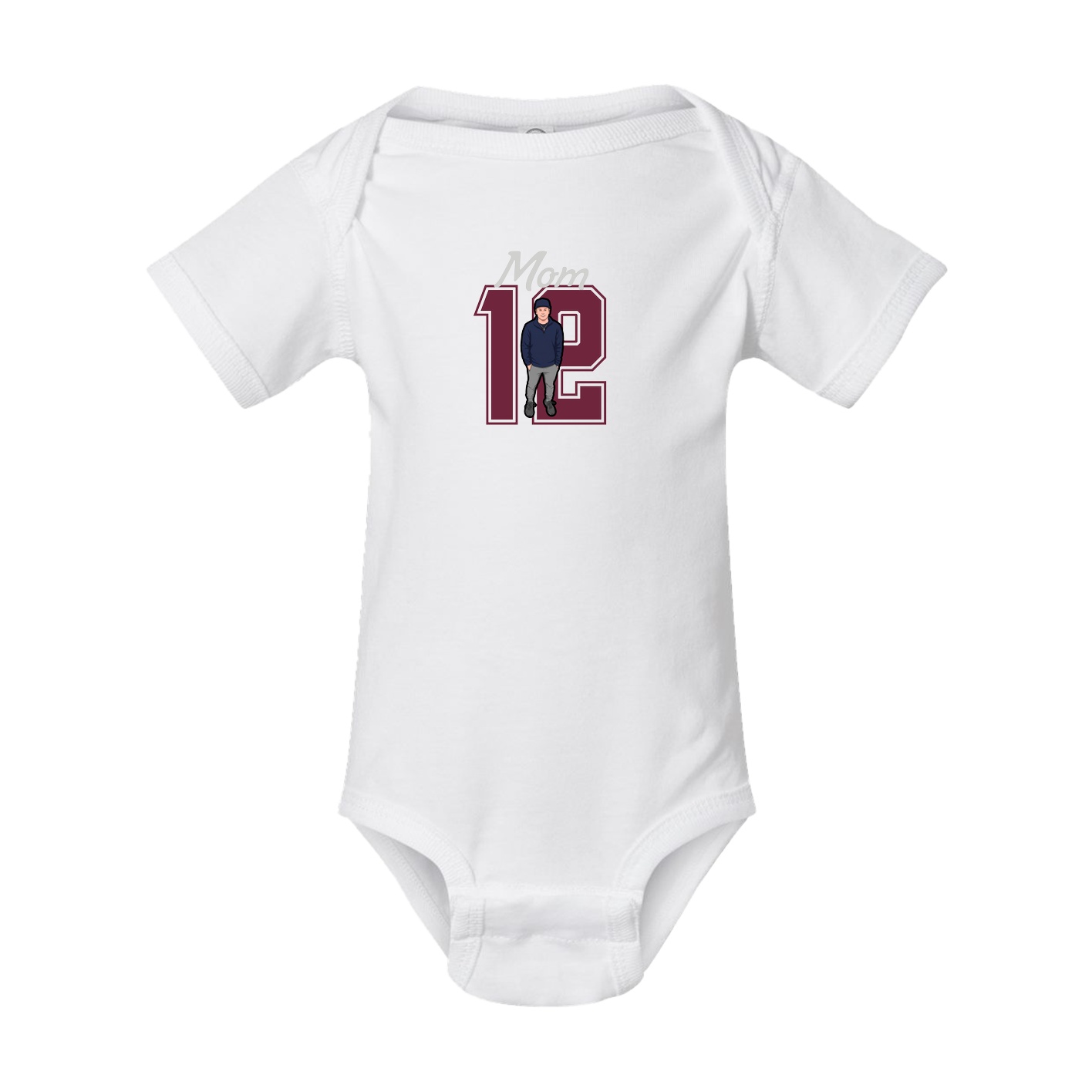 Baby Onesie — Mothers Day Shirsey in White