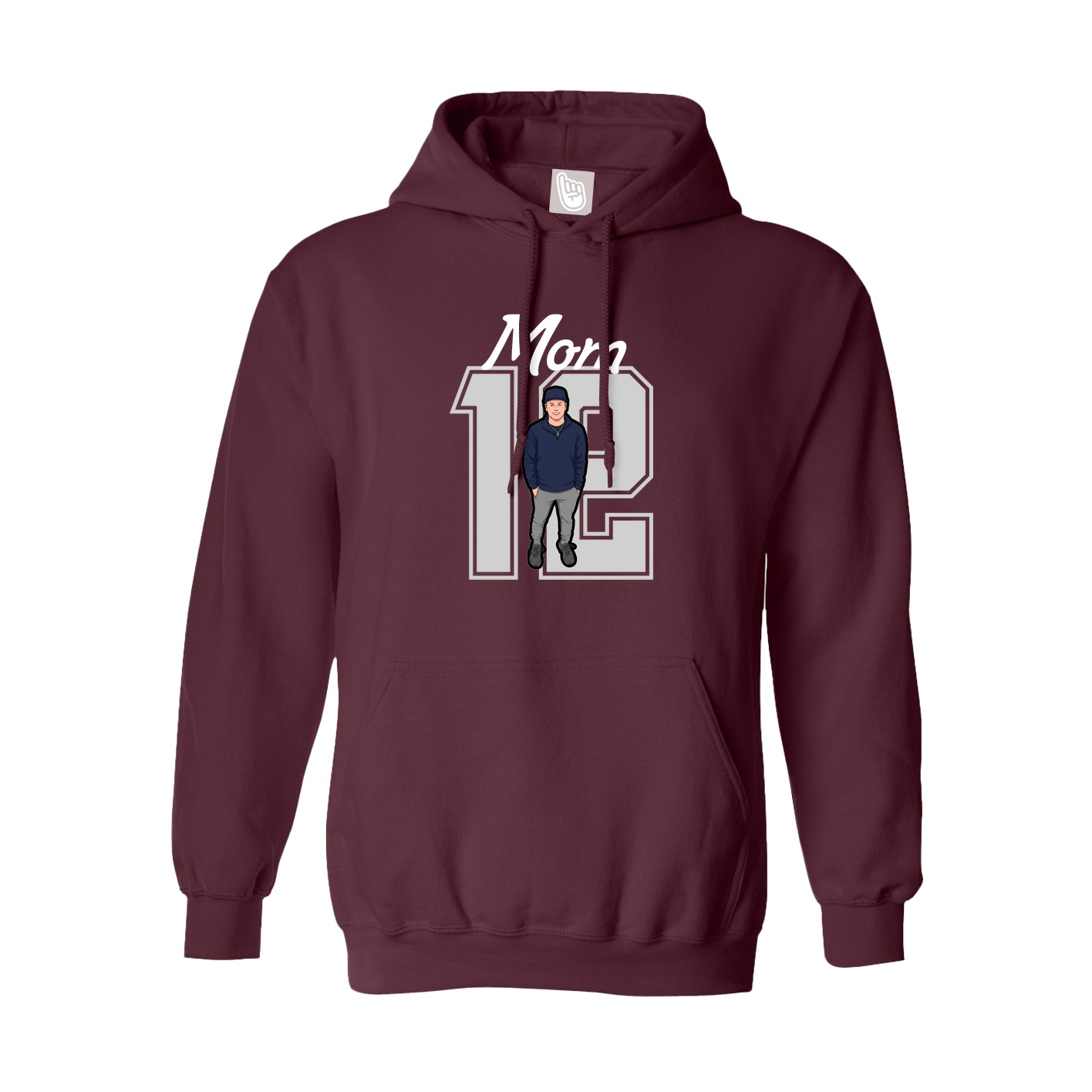 Hoodie — Mothers Day Shirsey in Maroon