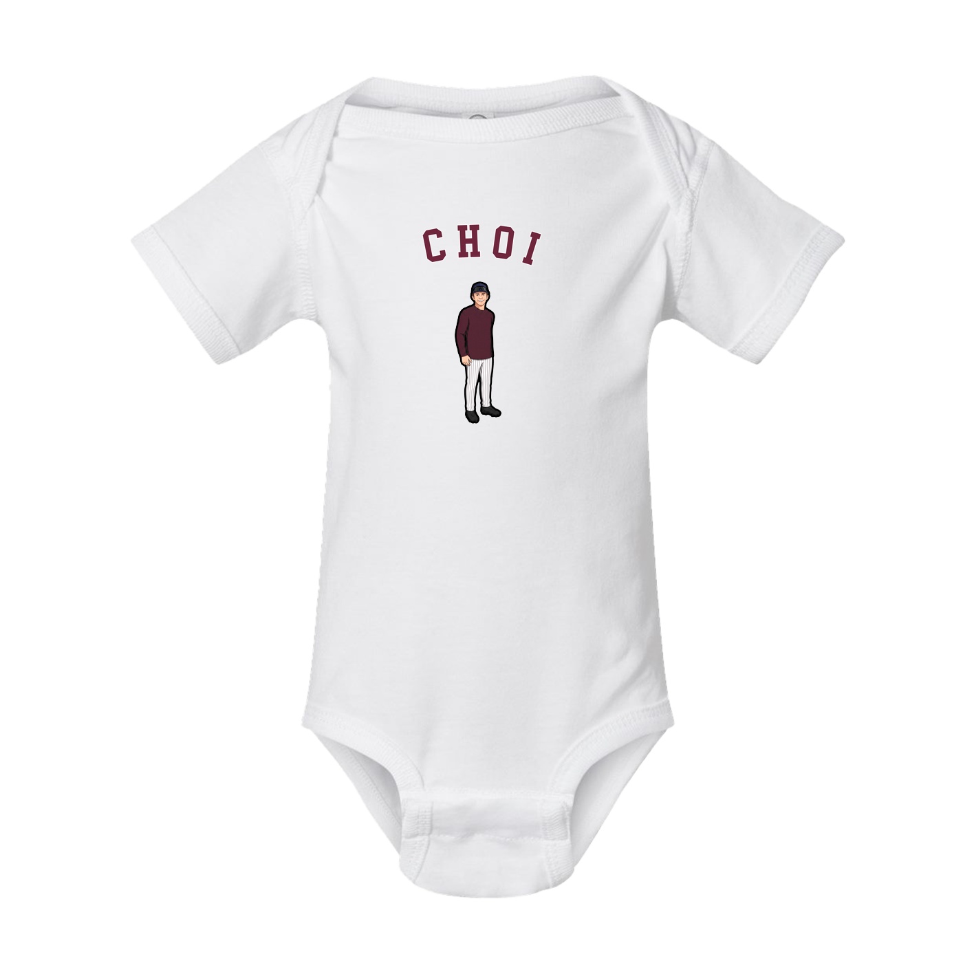 Baby Onesie — Shirsey Arch in White