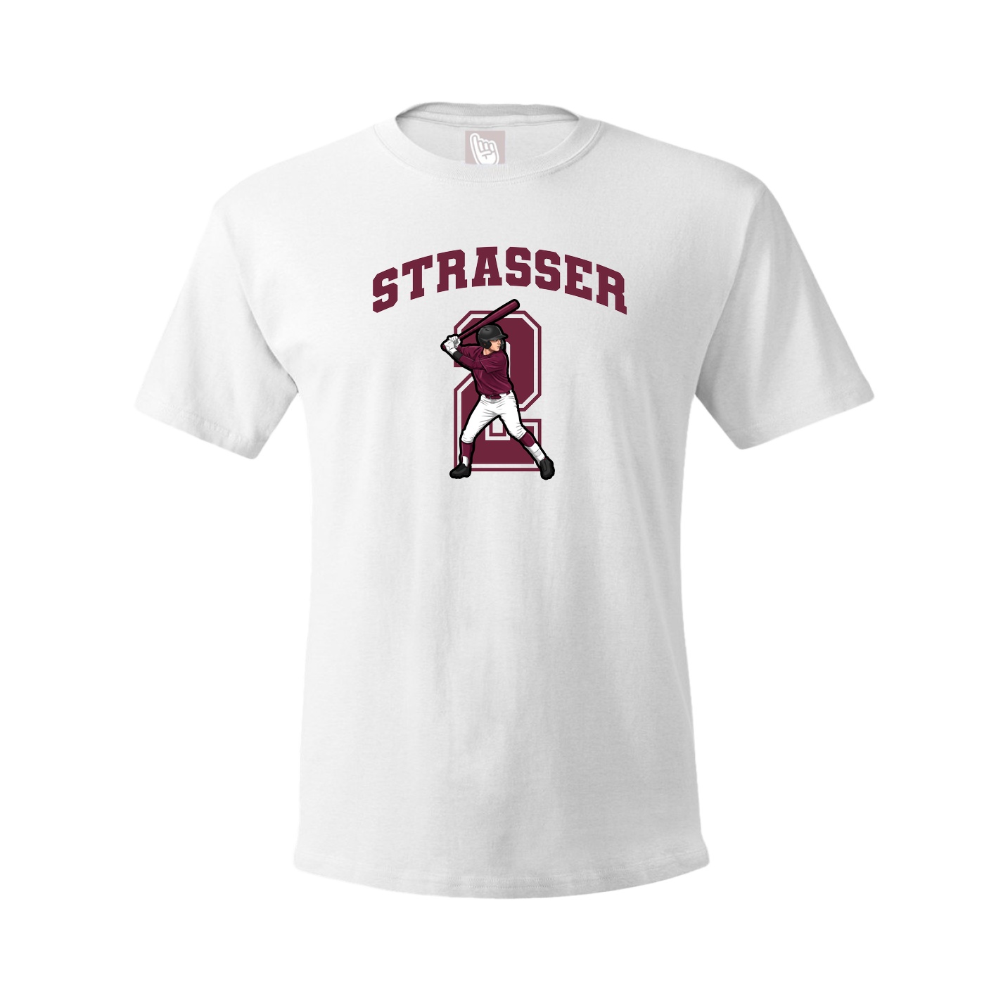 Tee — Number in White