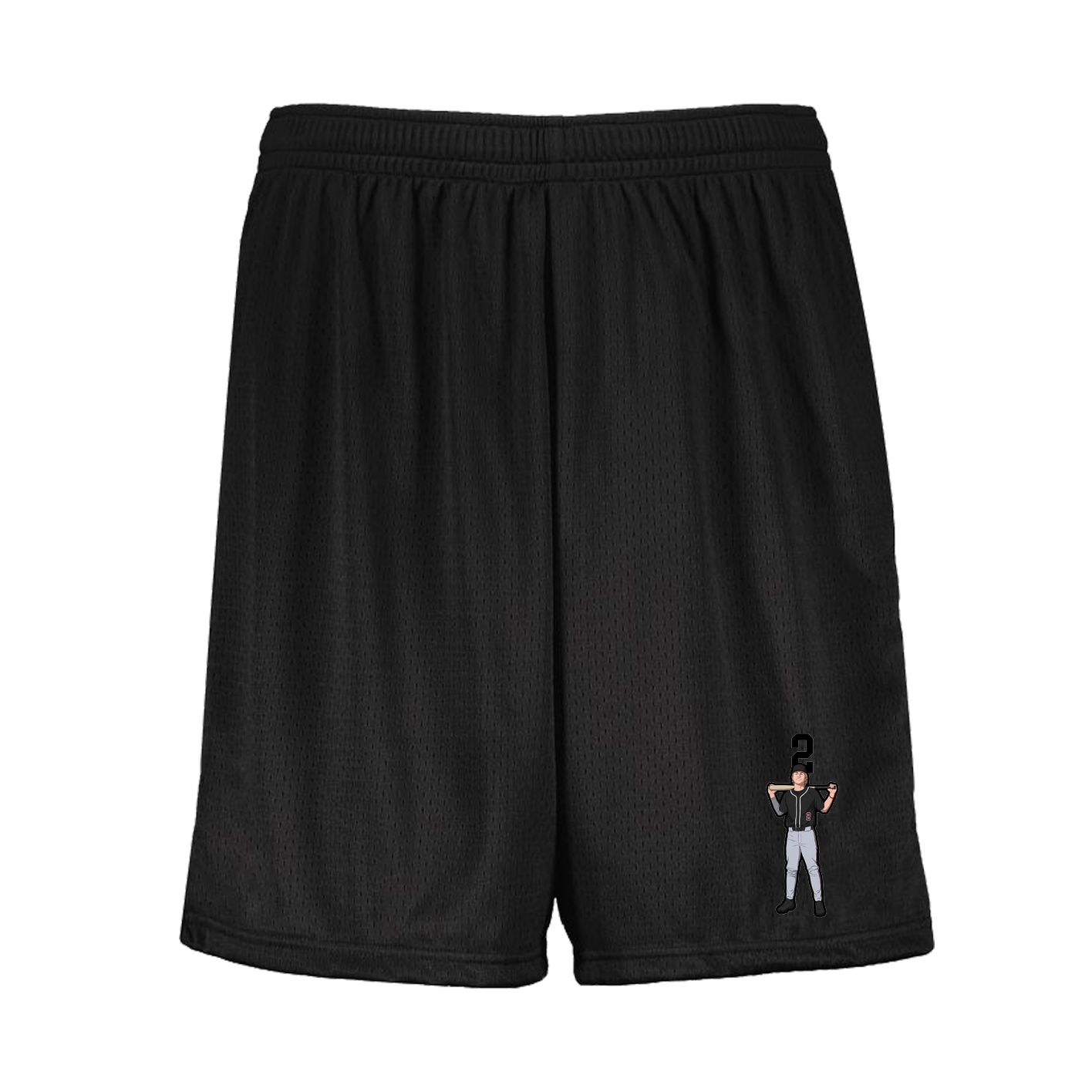 Shorts — Number Top in Black