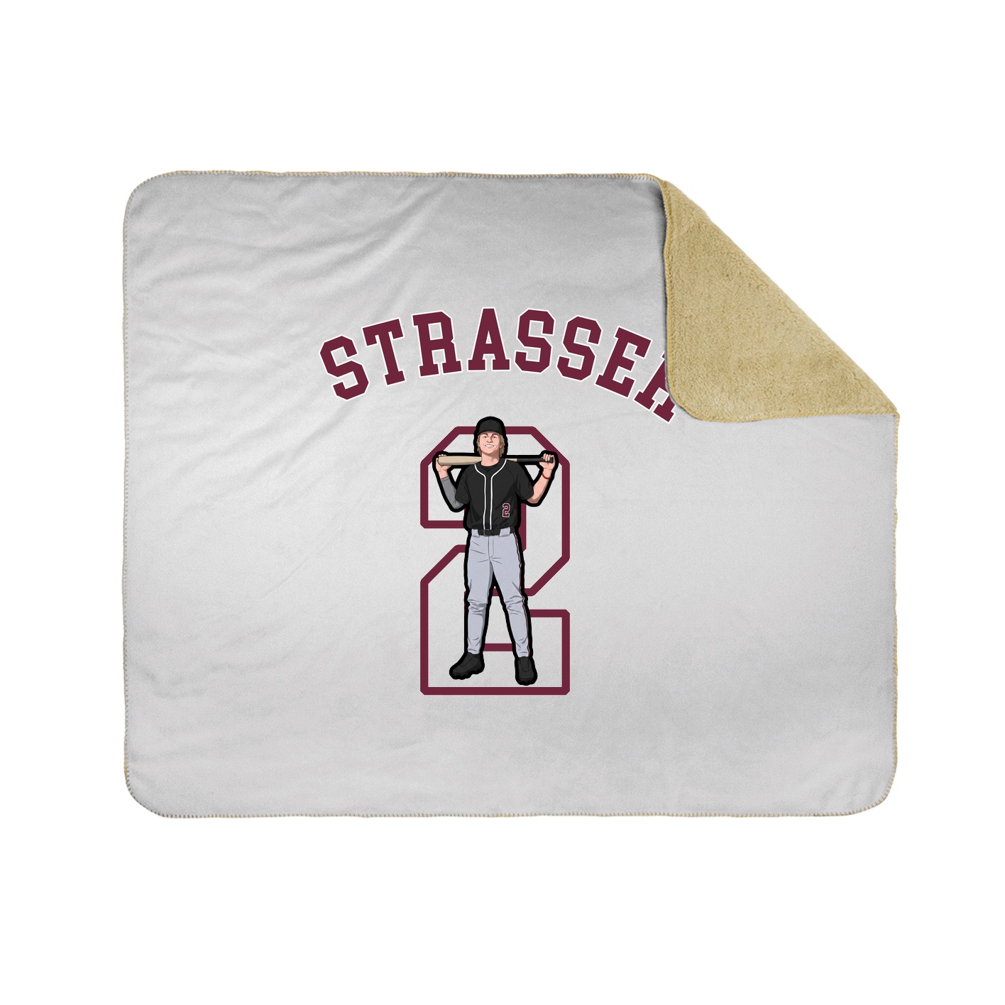 Throw Blanket — Shirsey Arch in White