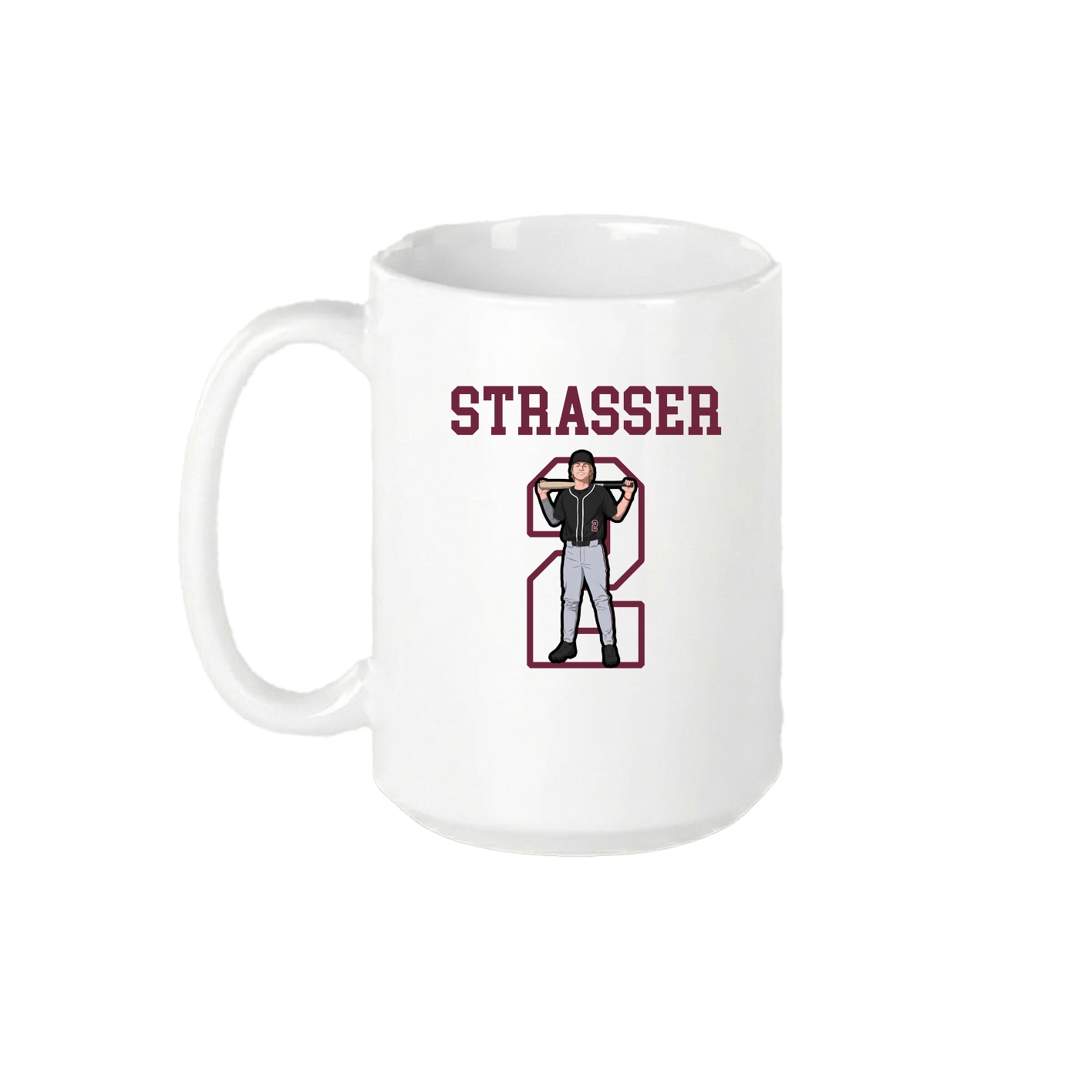 15oz Coffee Mug — Shirsey in White