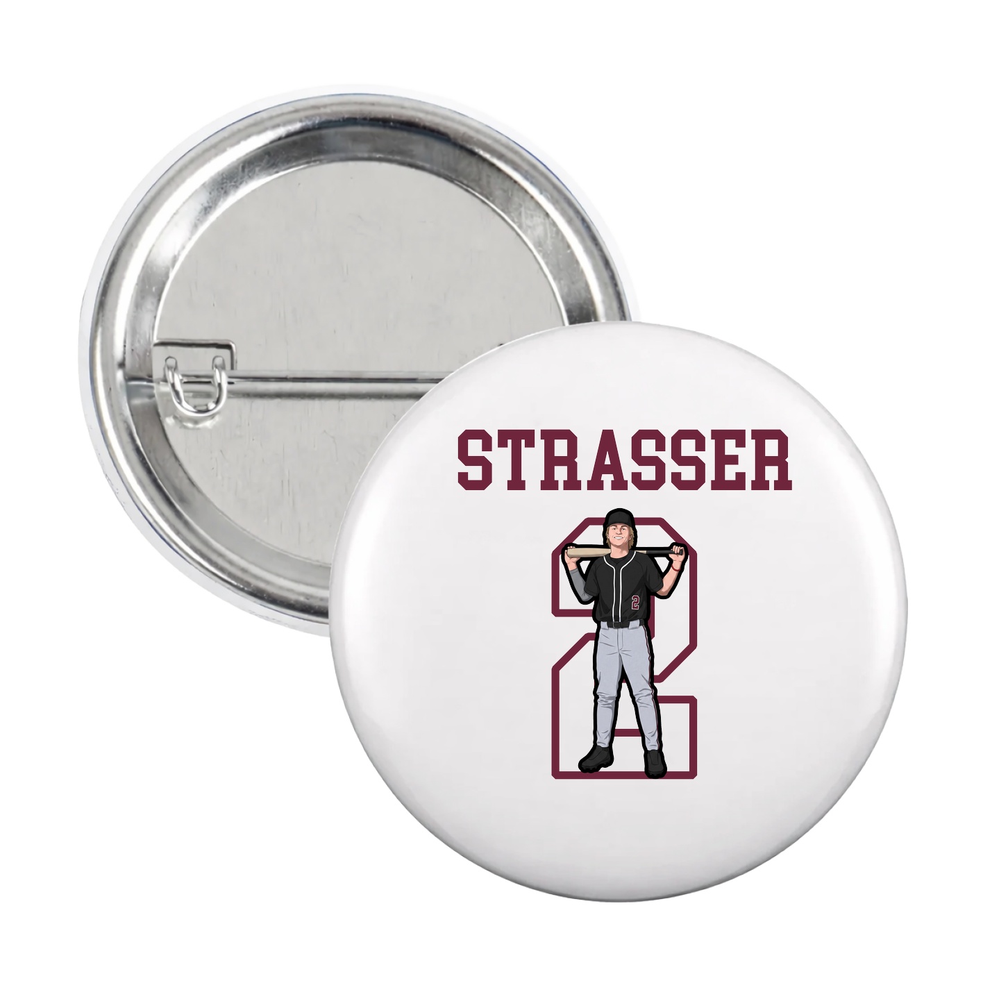 Game Day Button — Shirsey in White