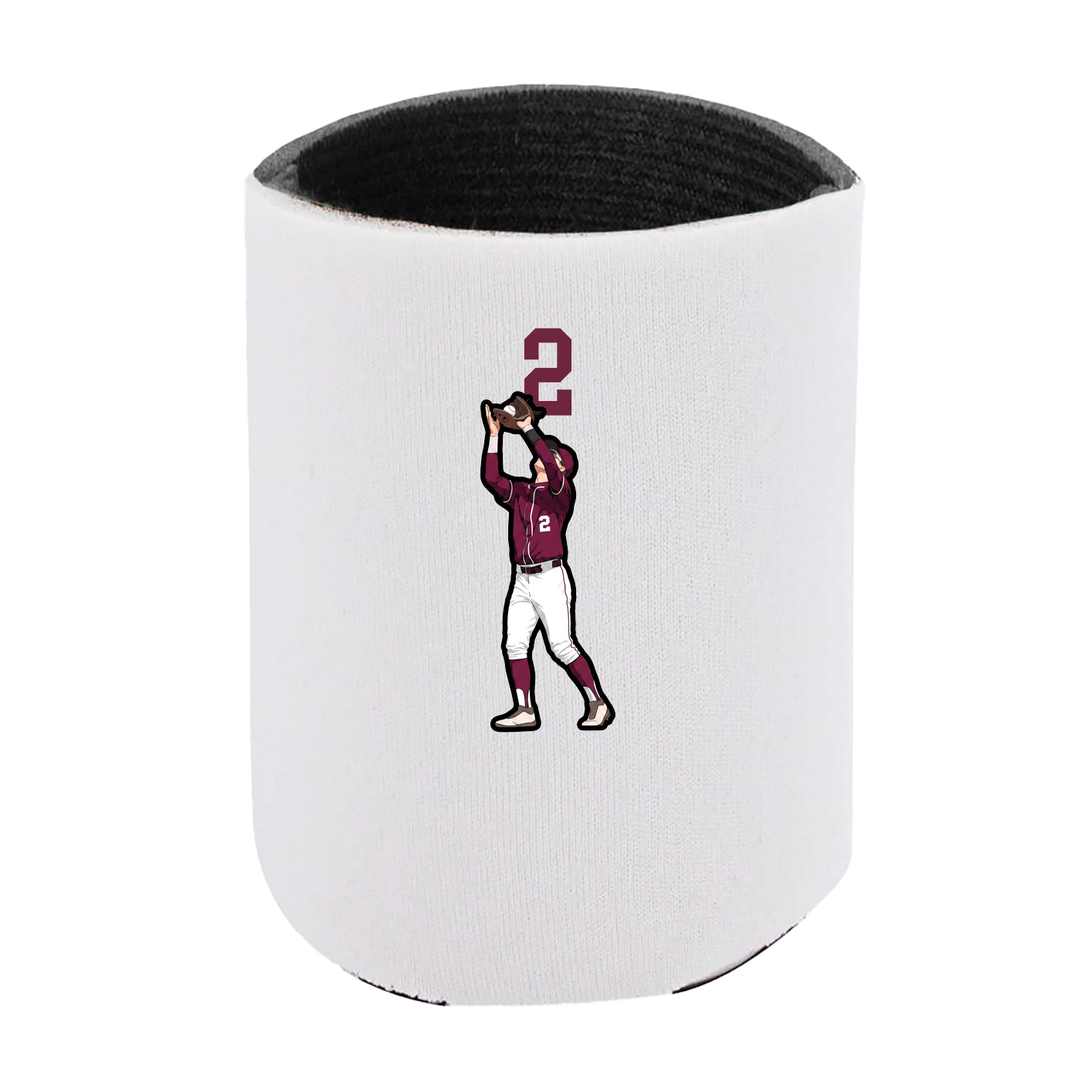 Can Holder — Number Top in White