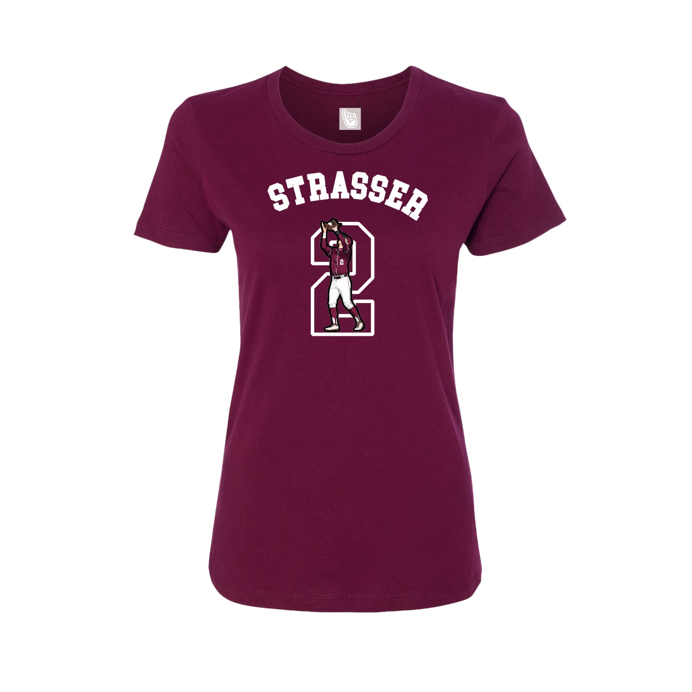 Womens Tee — Shirsey Arch in Maroon