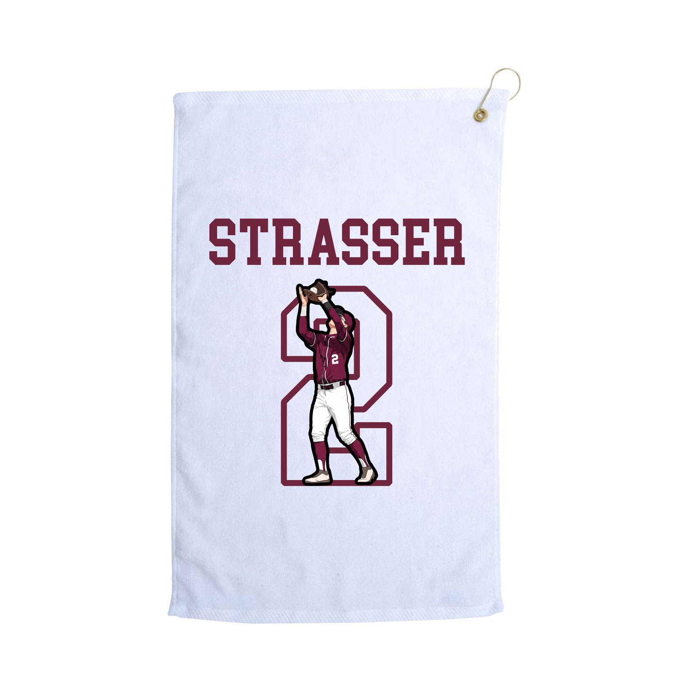 Golf Towel — Shirsey in White