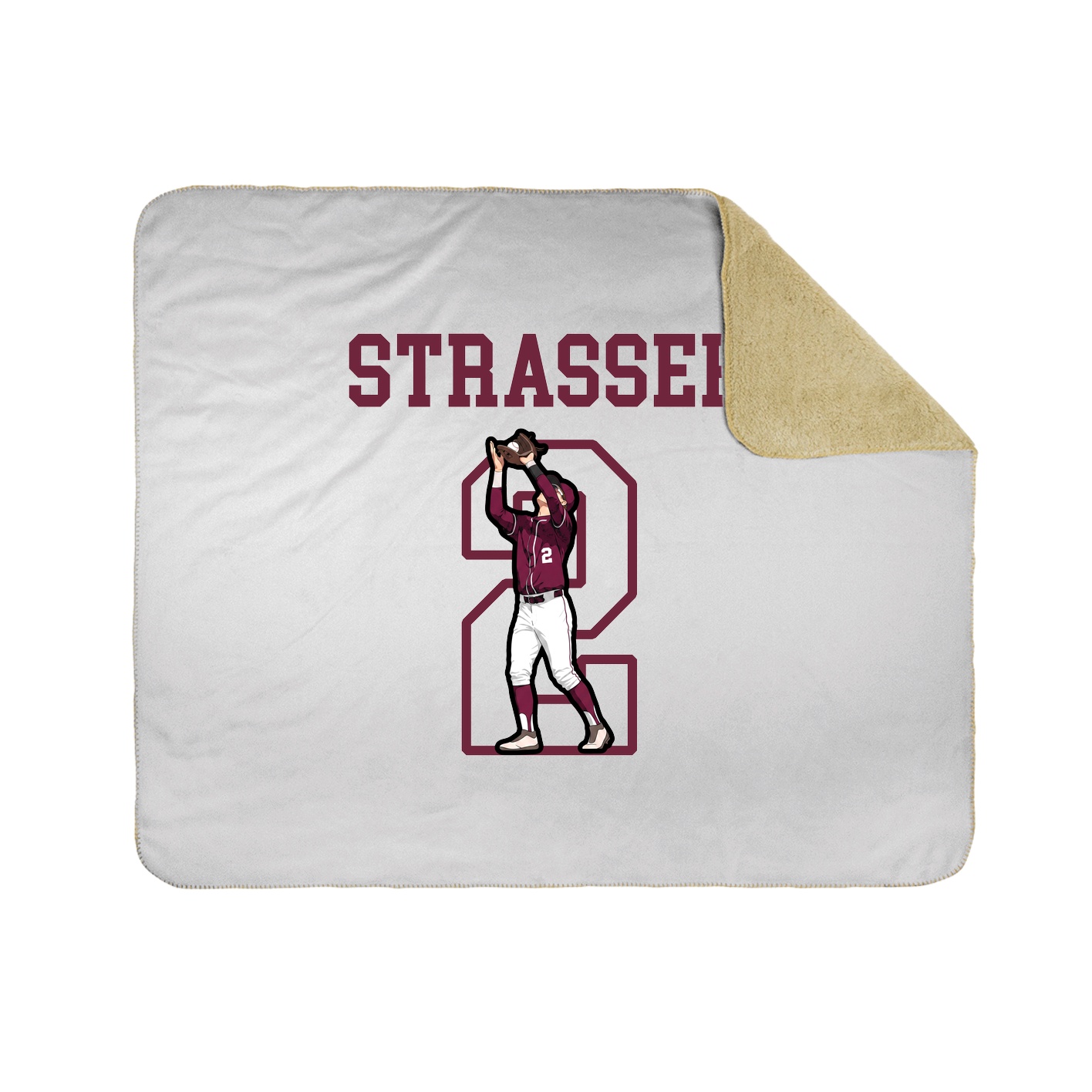 Throw Blanket — Shirsey in White