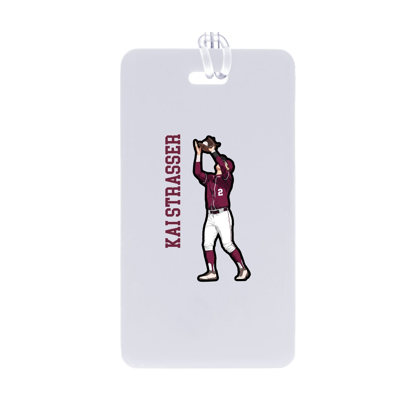 Bag Tag — Name Vertical in Classic